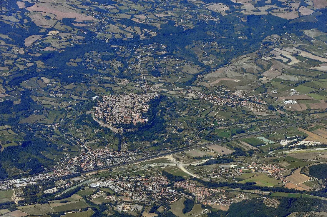 Photo showing: Flug von Hannover nach Rom 2013