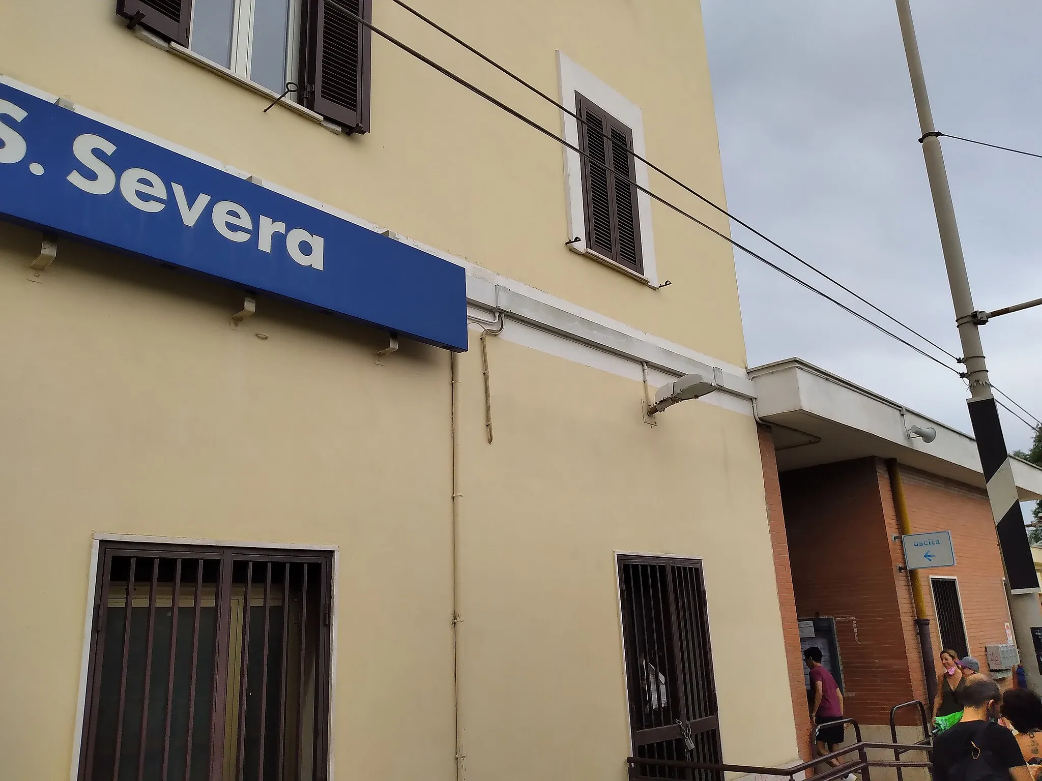 Photo showing: Santa Severa railway station