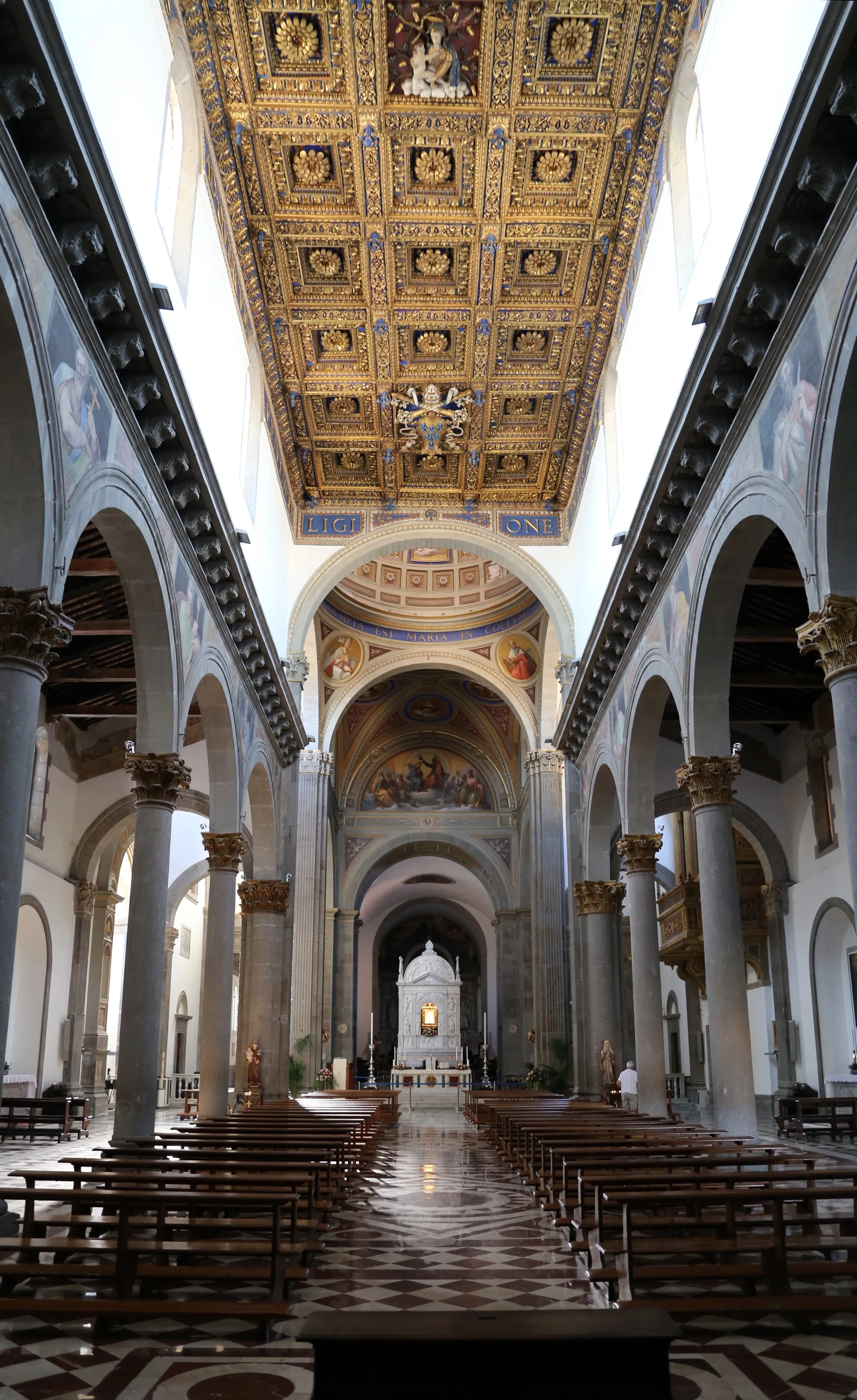 Photo showing: Santa Maria della Quercia (Viterbo) - Interior