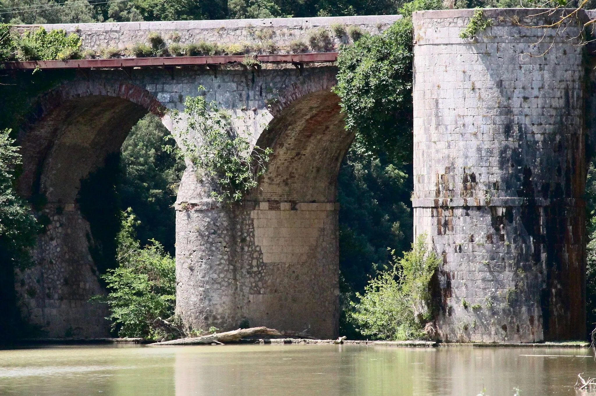 Photo showing: The bridge Ponte Grande over the Rio Grande in Amelia, Umbria, Italy