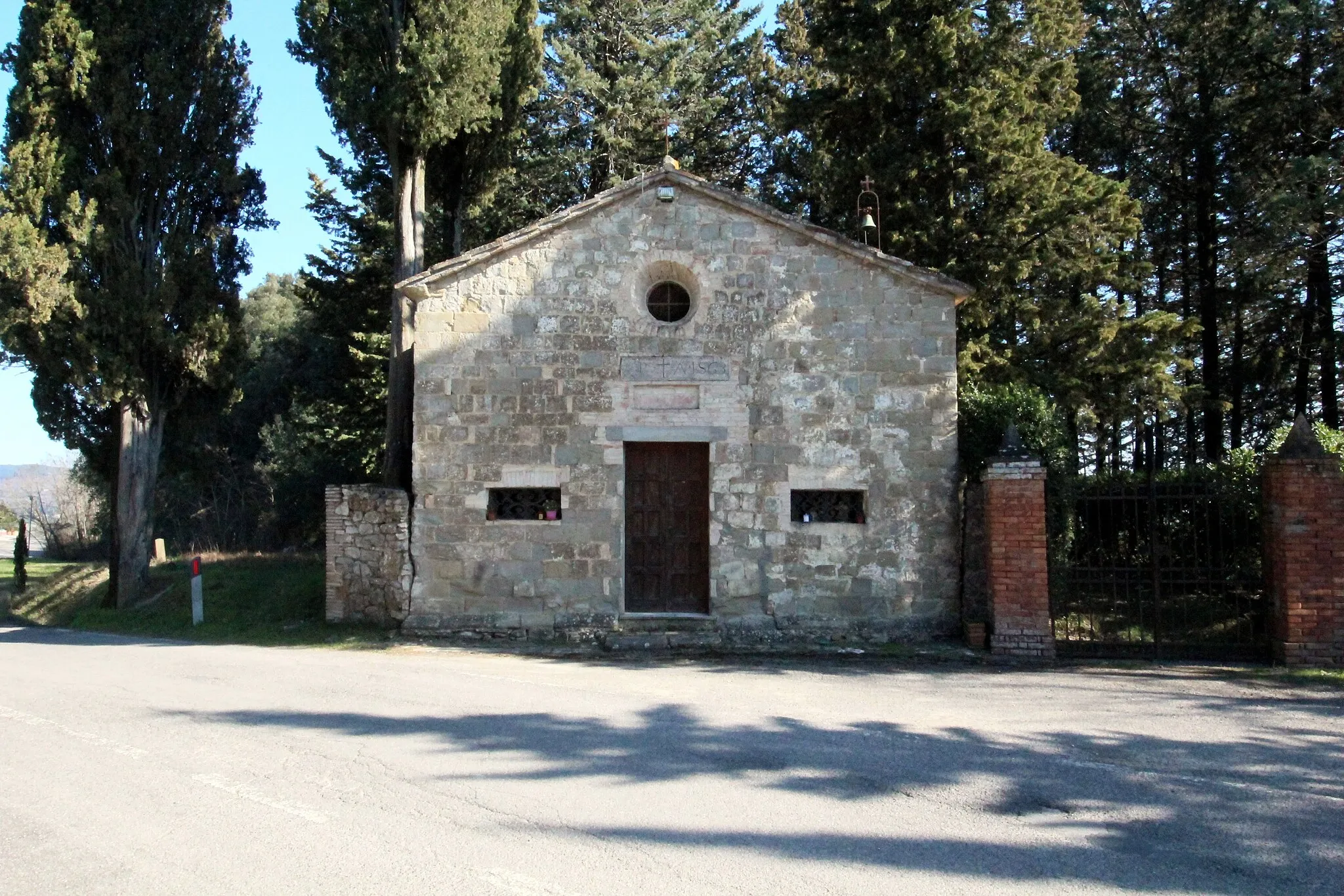 Photo showing: Church/Chapel Madonna delle Grazie, Celle sul Rigo, hamlet of San Casciano dei Bagni, Province of Siena, Tuscany, Italy