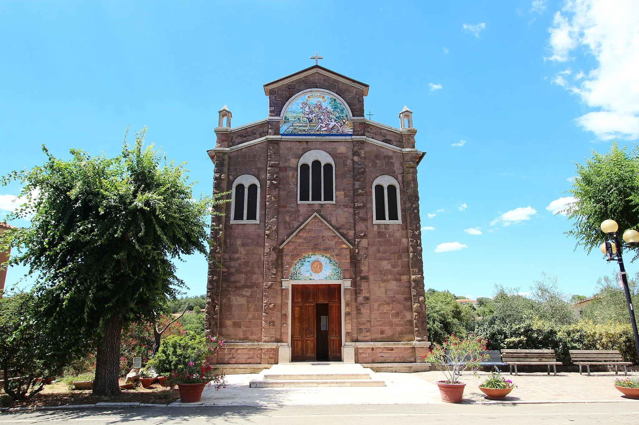 Photo showing: Church San Martino, San Martino sul Fiora, hamlet of Manciano, Province of Grosseto, Tuscany, Italy