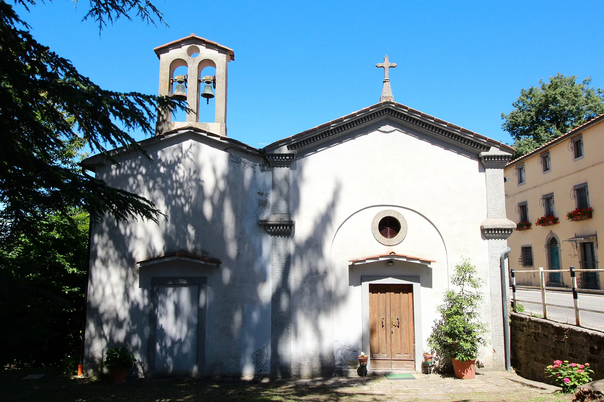 Photo showing: Church Madonna Addolorata, Selva, hamlet of Santa Fiora, Province of Grosseto, Tuscany, Italy