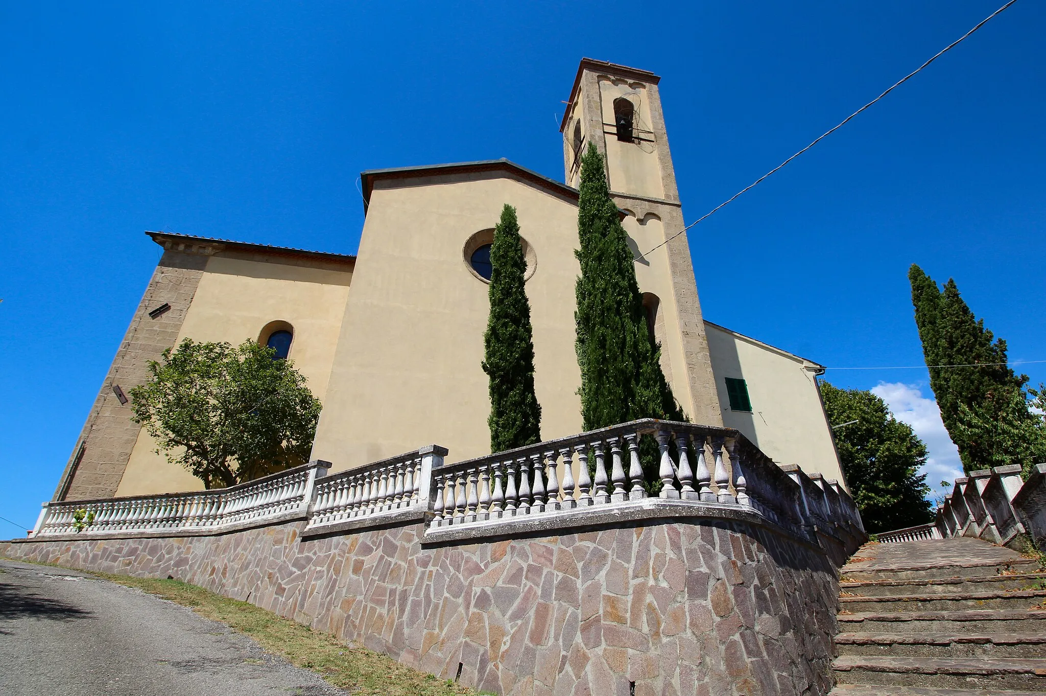 Photo showing: Church Santa Caterina delle Ruote, San Giovanni delle Contee, hamlet of Sorano, Province of Grosseto, Tuscany, Italy