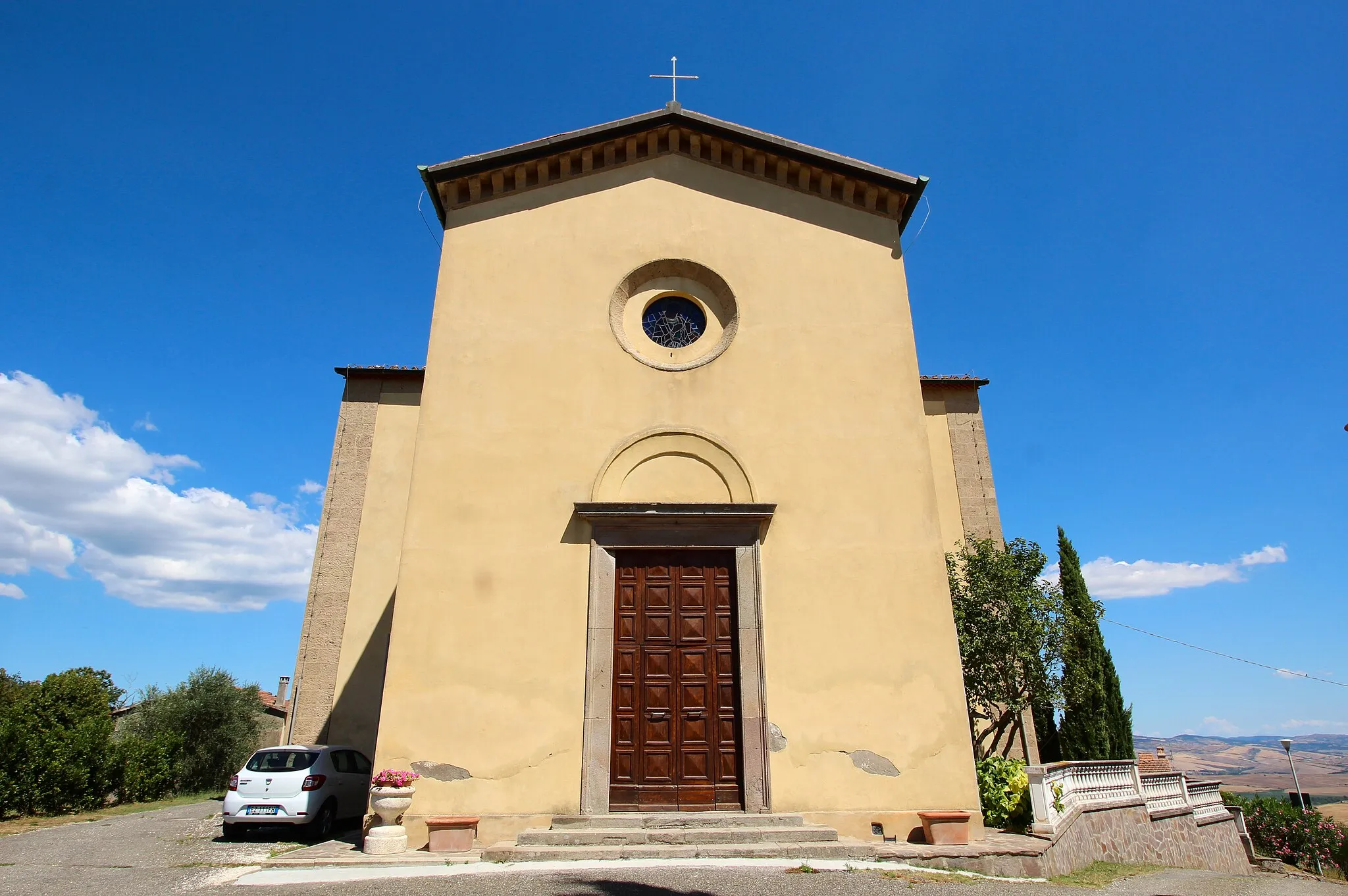 Photo showing: Church Santa Caterina delle Ruote, San Giovanni delle Contee, hamlet of Sorano, Province of Grosseto, Tuscany, Italy