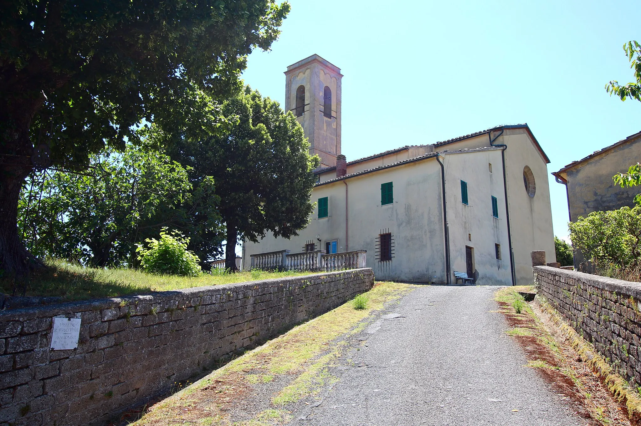 Photo showing: Church Santa Caterina delle Ruote, San Giovanni delle Contee, hamlet of Sorano, Province of Grosseto, Tuscany, Italy