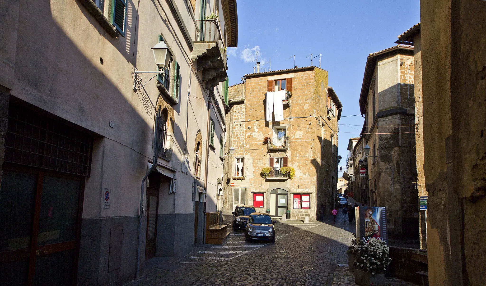 Photo showing: Malabranca street and Filippeschi street, Orvieto, Italy