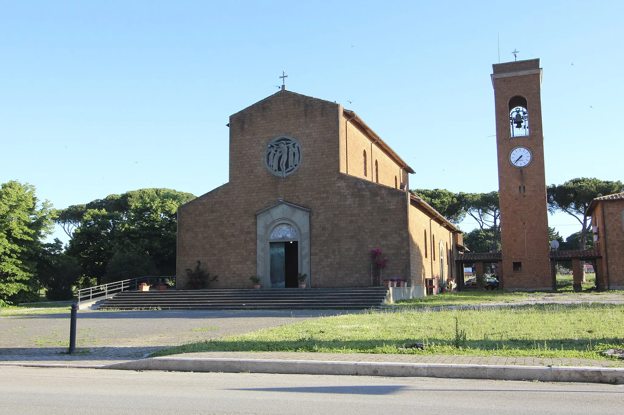Photo showing: Church Chiesa del Cuore Immacolato di Maria, Borgo Carige, hamlet of Capalbio, Province of Grosseto, Tuscany, Italy