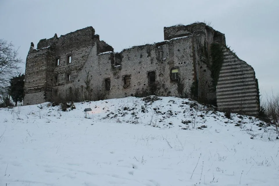 Photo showing: Castello vecchio di Colleferro sotto la neve