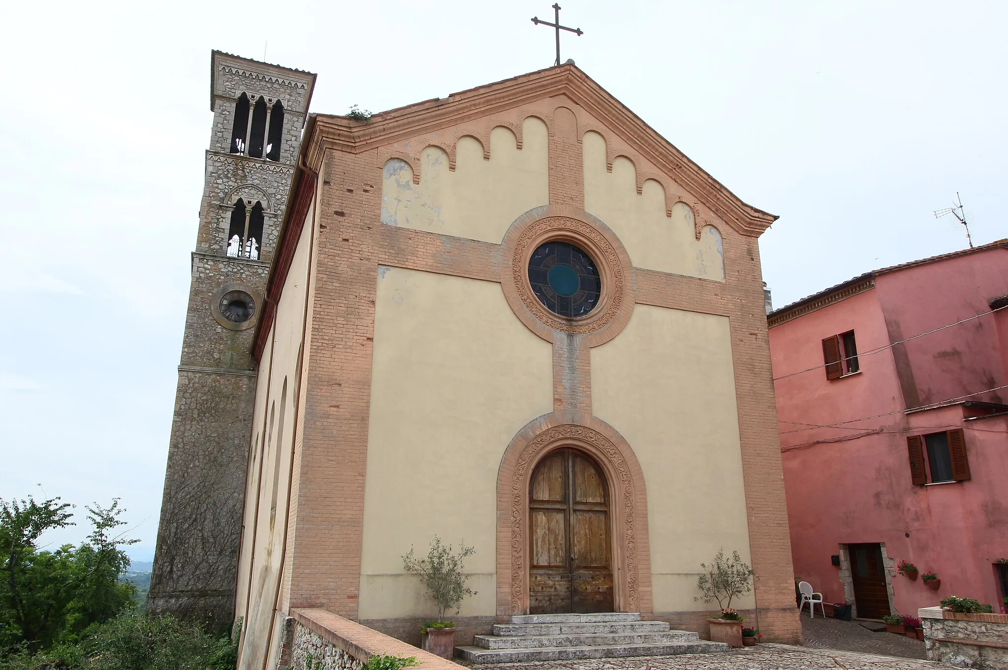 Photo showing: church Santi Giacomo e Marco, Castel dell'Aquila, hamlet of Montecastrilli, Province of Terni, Umbria, Italy