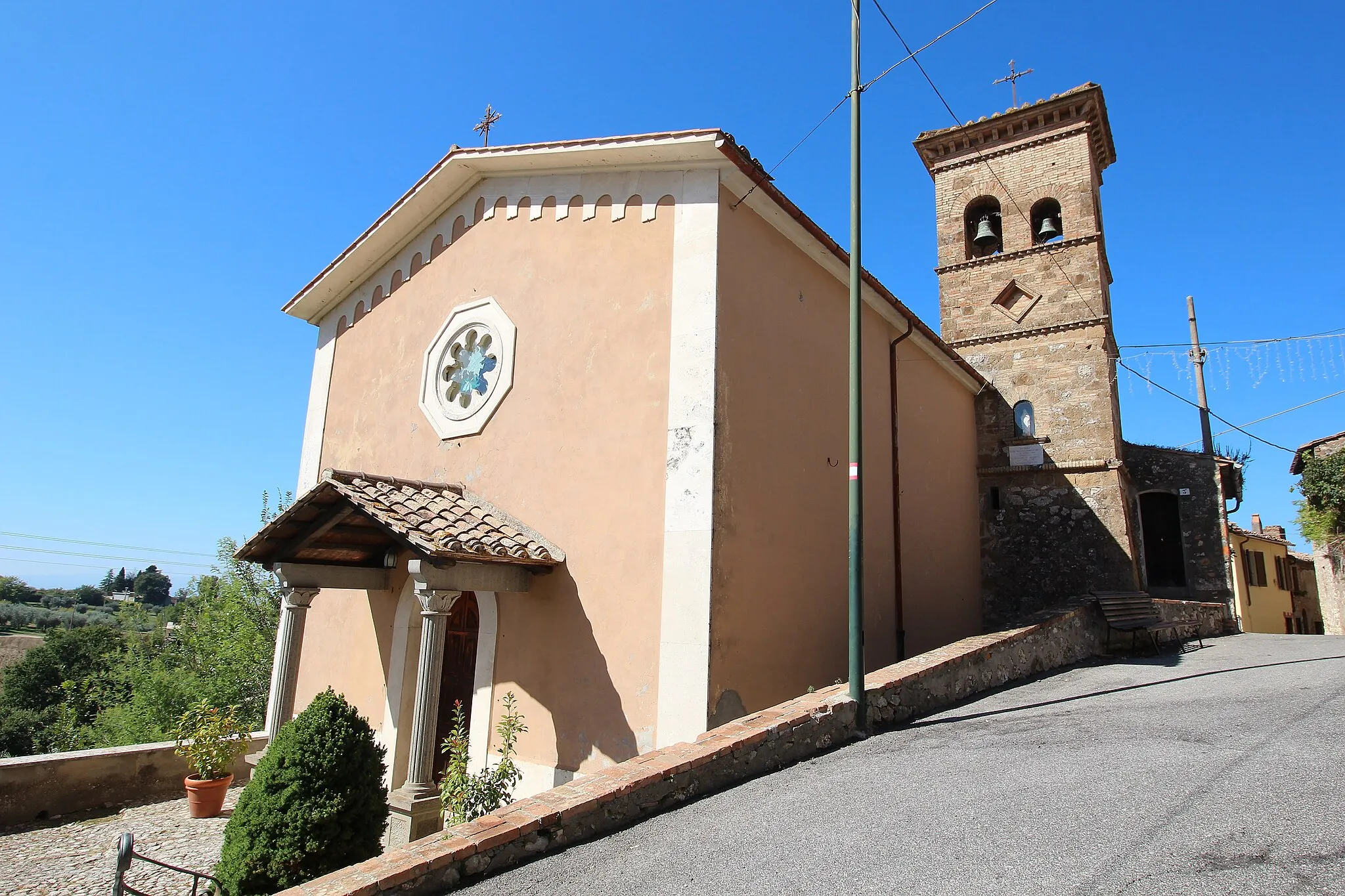 Photo showing: church San Giorgio, Poggiolo, hamlet of Calvi dell'Umbria, Province of Terni, Umbria, Italy