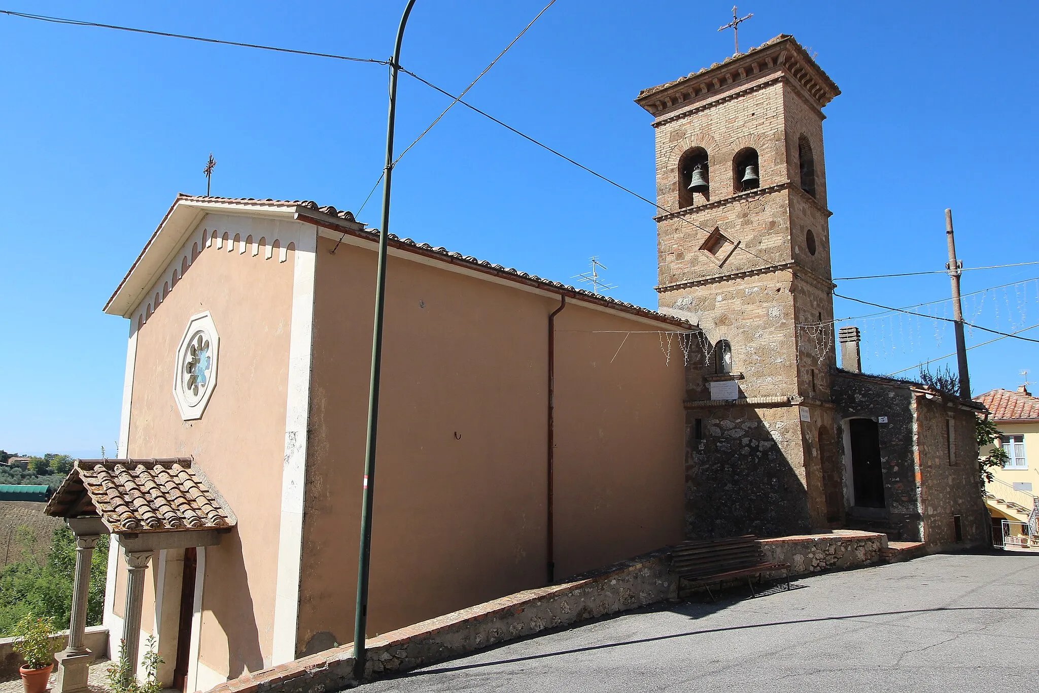 Photo showing: church San Giorgio, Poggiolo, hamlet of Calvi dell'Umbria, Province of Terni, Umbria, Italy