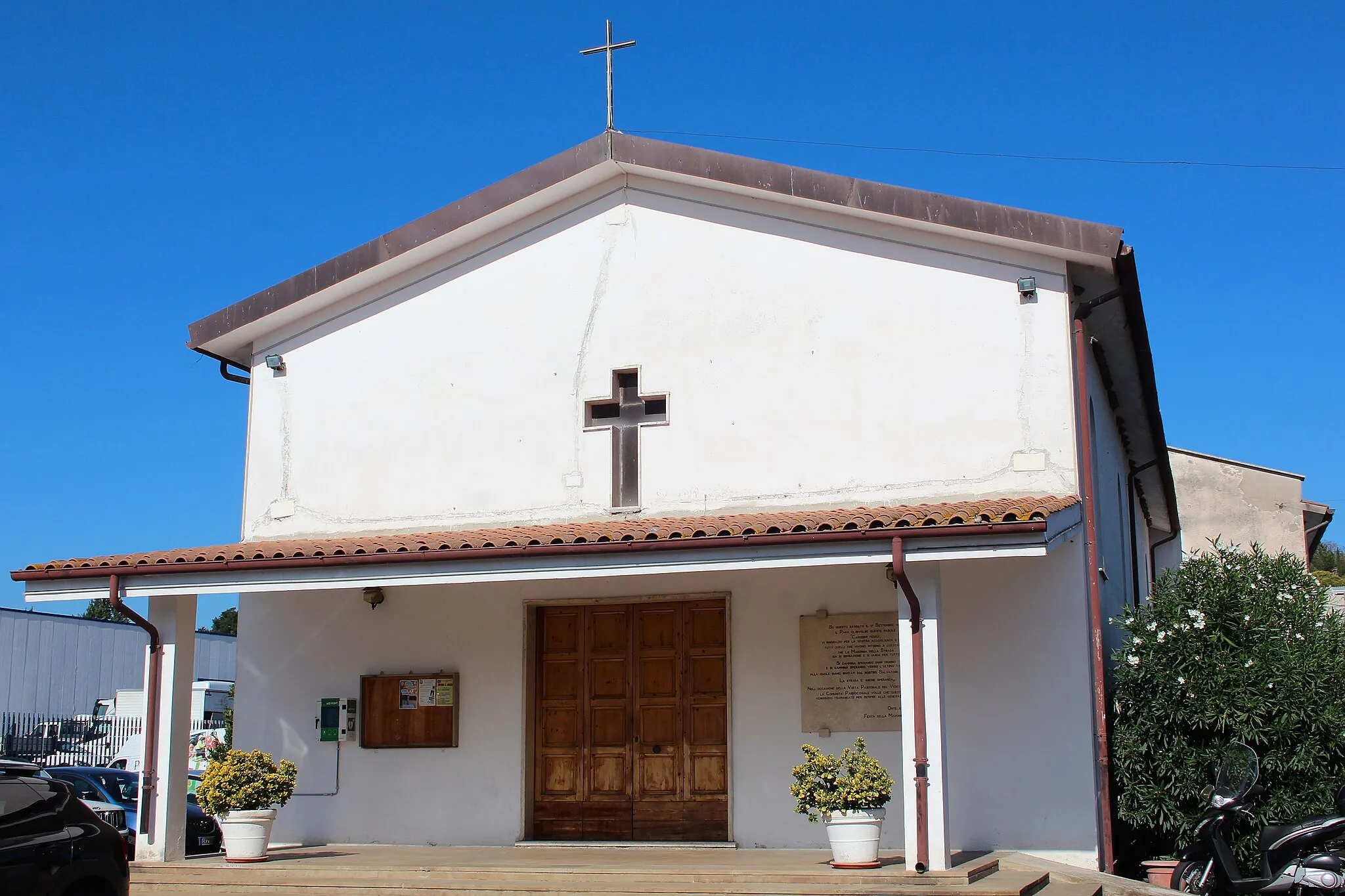 Photo showing: church Santa Maria della Strada, Caldare, hamlet of Orte, Province of Viterbo, Lazio, Italy