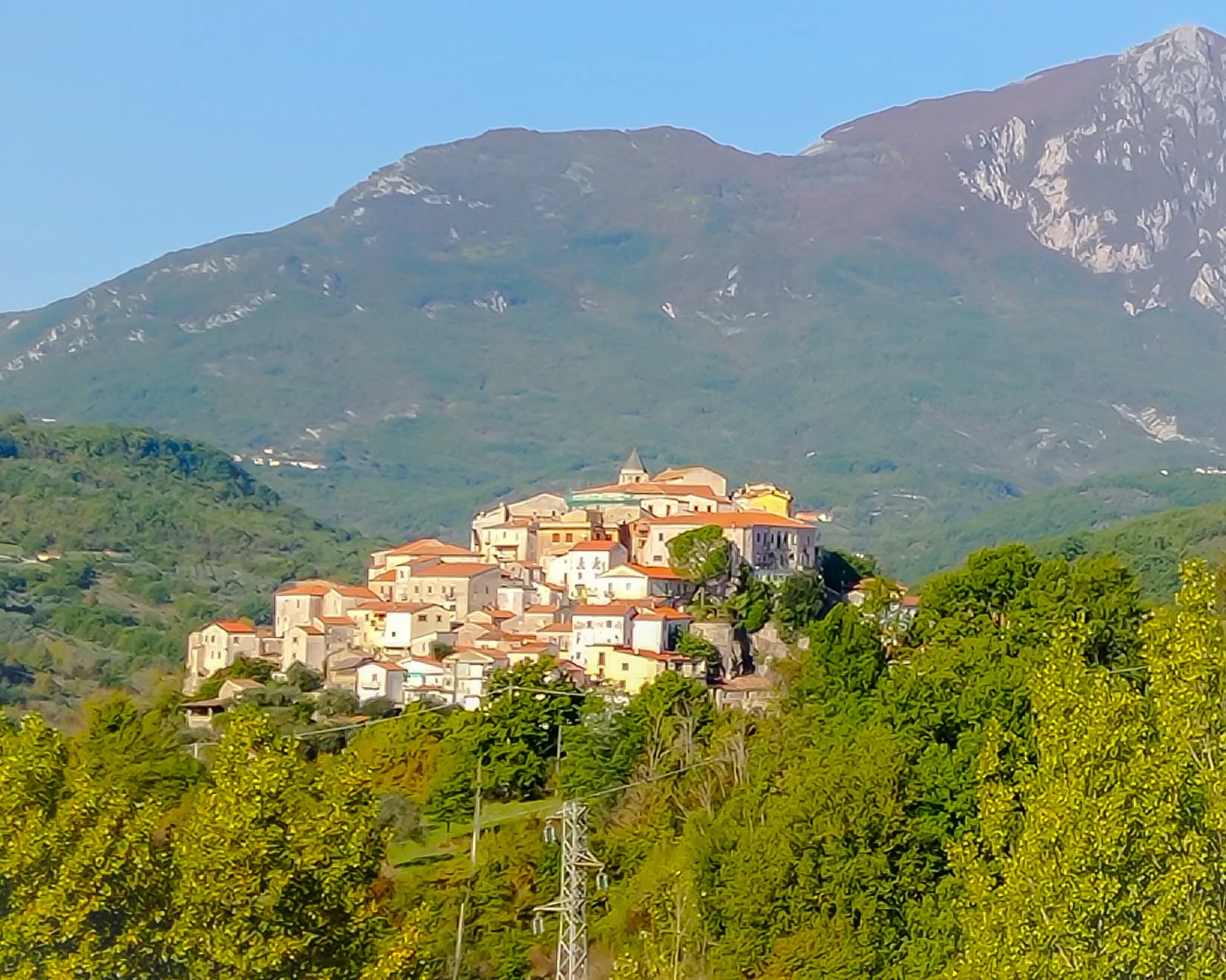 Photo showing: Panorama di Colli a Volturno, 19 ottobre 2022