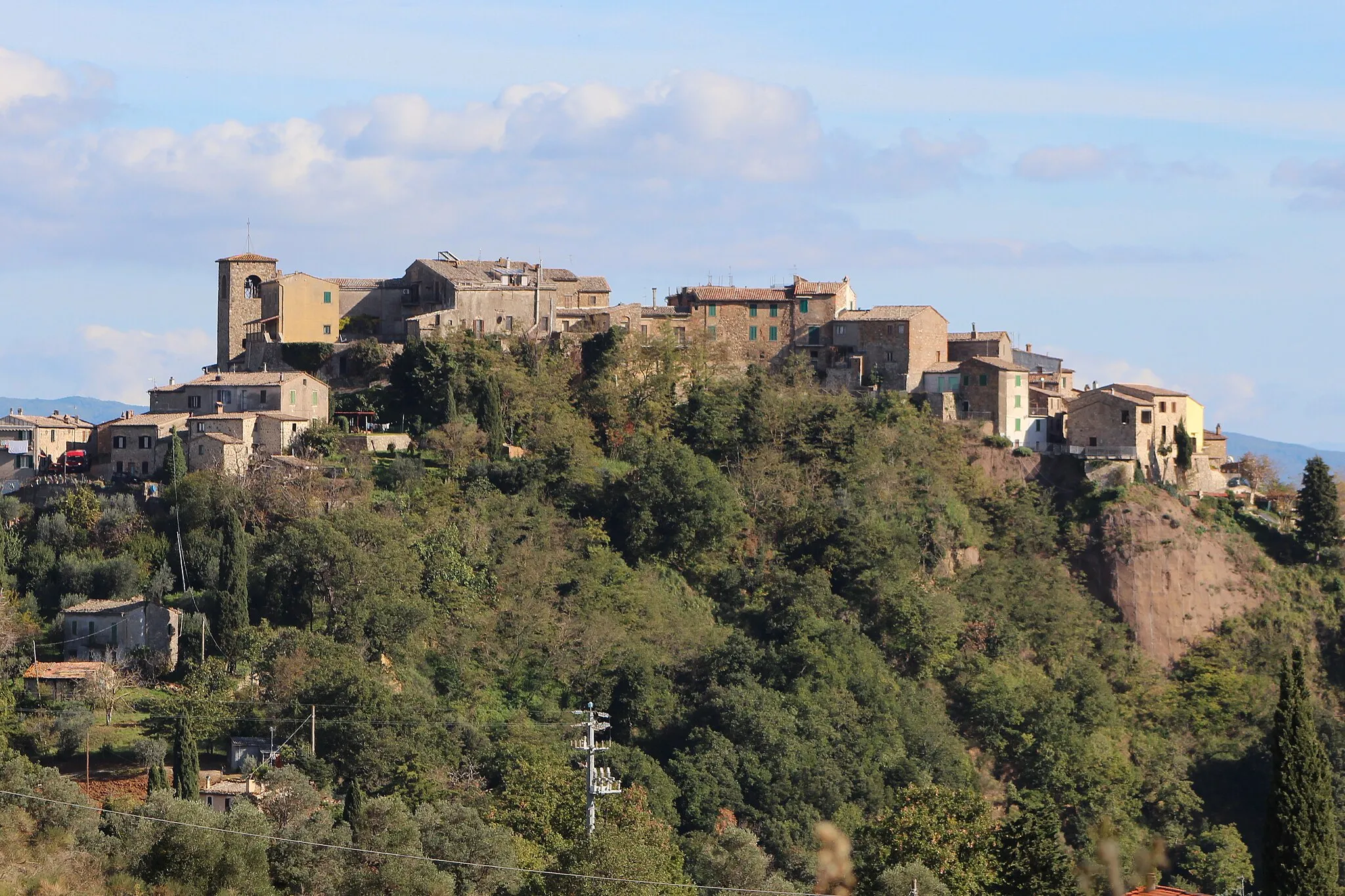 Photo showing: Panorama of Allerona, Province of Terni, Umbria, Italy