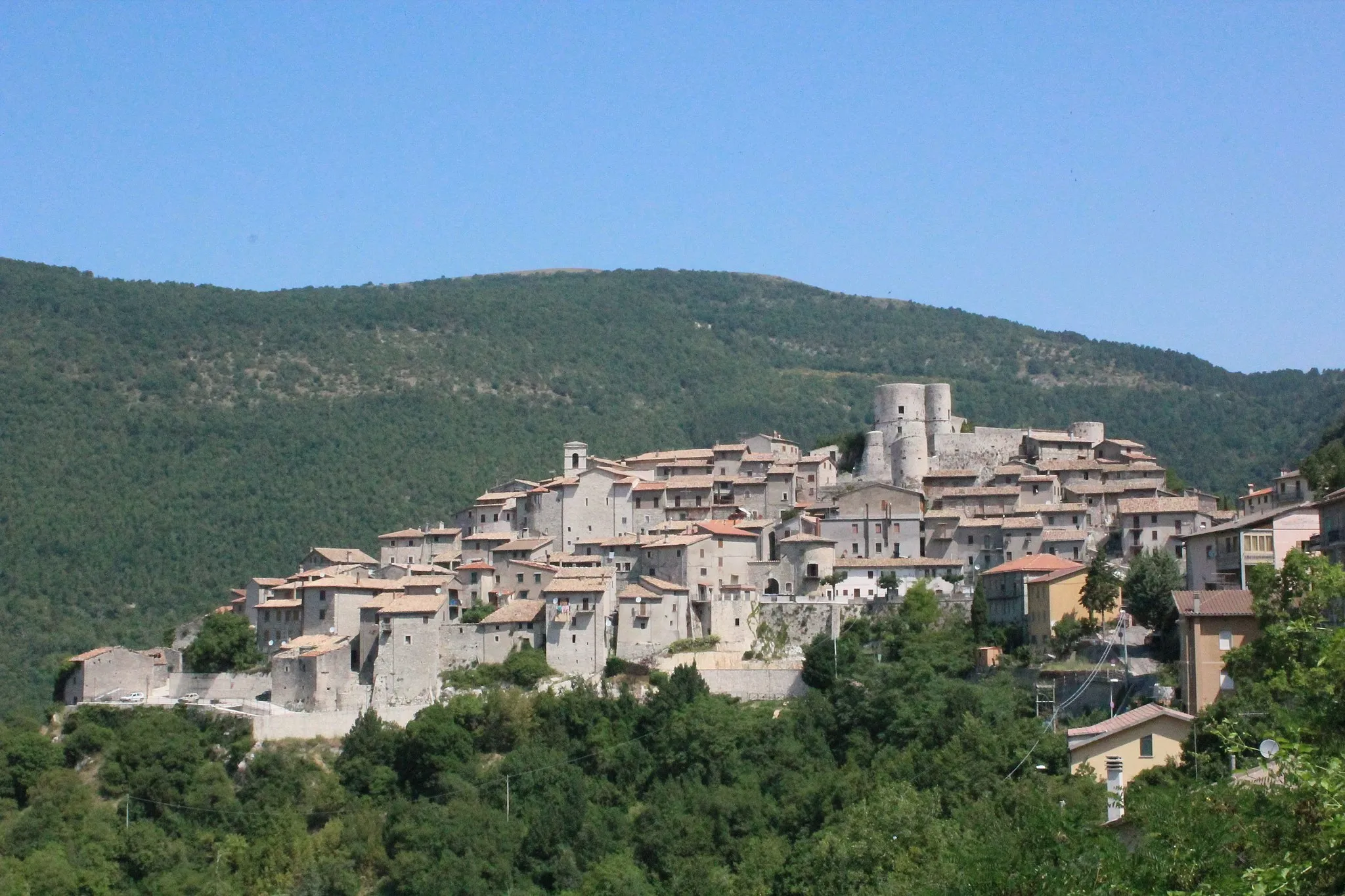 Photo showing: Panorama of Polino, Province of Terni, Umbria, Italy