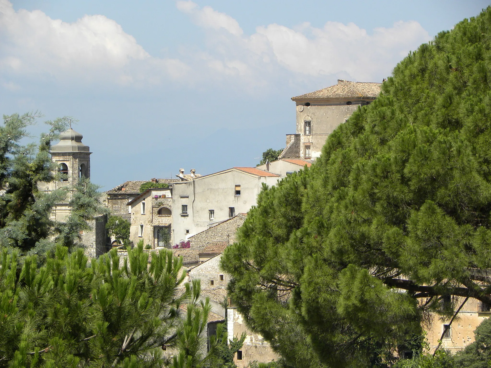 Photo showing: Panorama sul paese storico di Castrocielo.