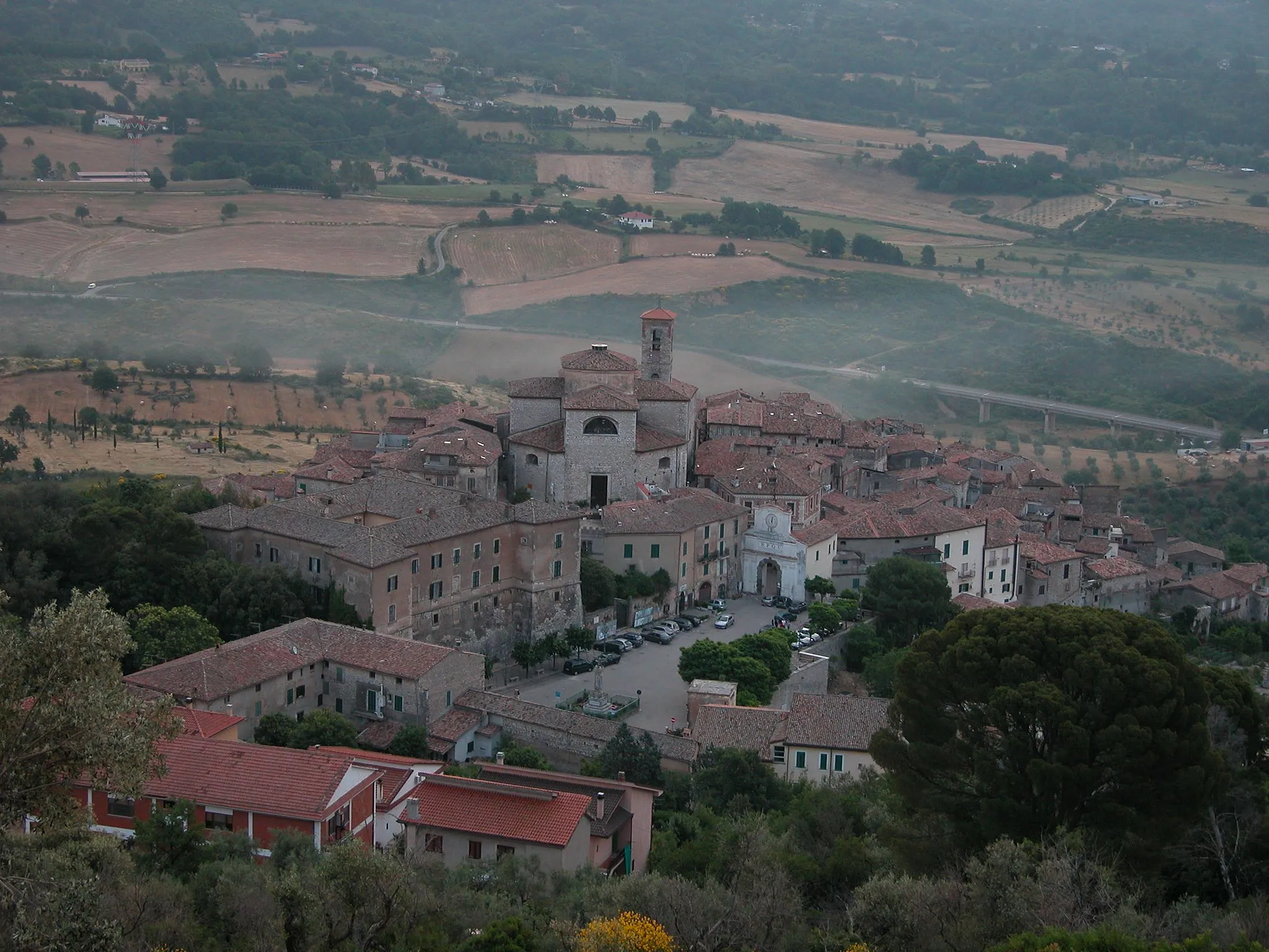 Photo showing: Panorama di Prossedi (provincia di Latina)
