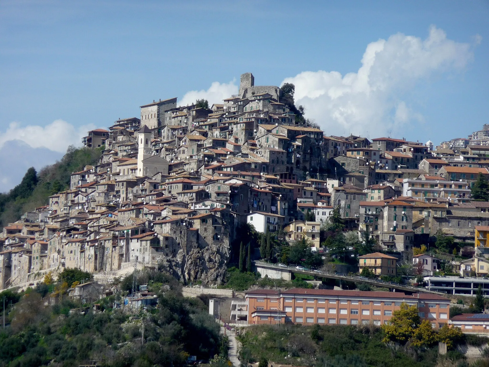 Photo showing: Panorama di Olevano romano