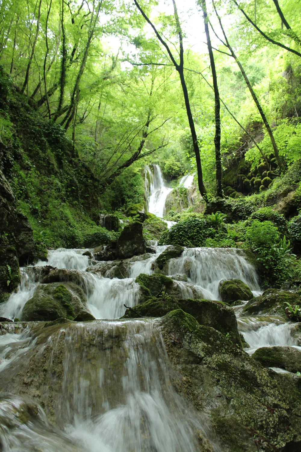 Photo showing: Cascate di Rioscuro - Cineto Romano