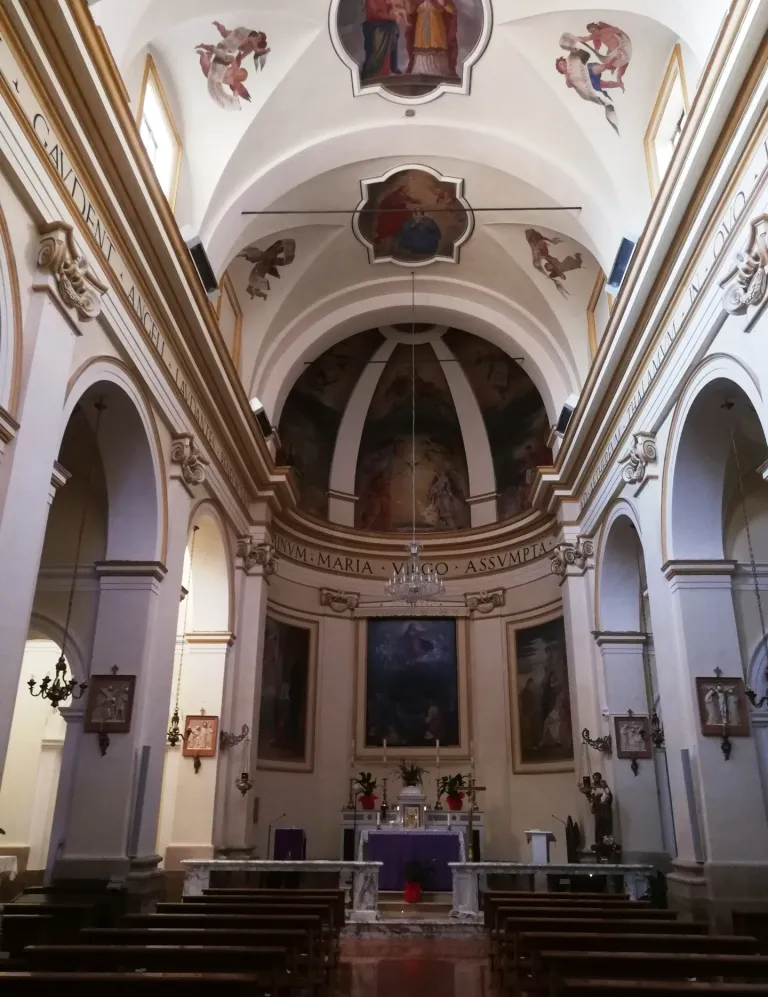 Photo showing: Ciciliano - Ciciliano - Chiesa Beata Maria Vergine Assunta in Cielo interno
