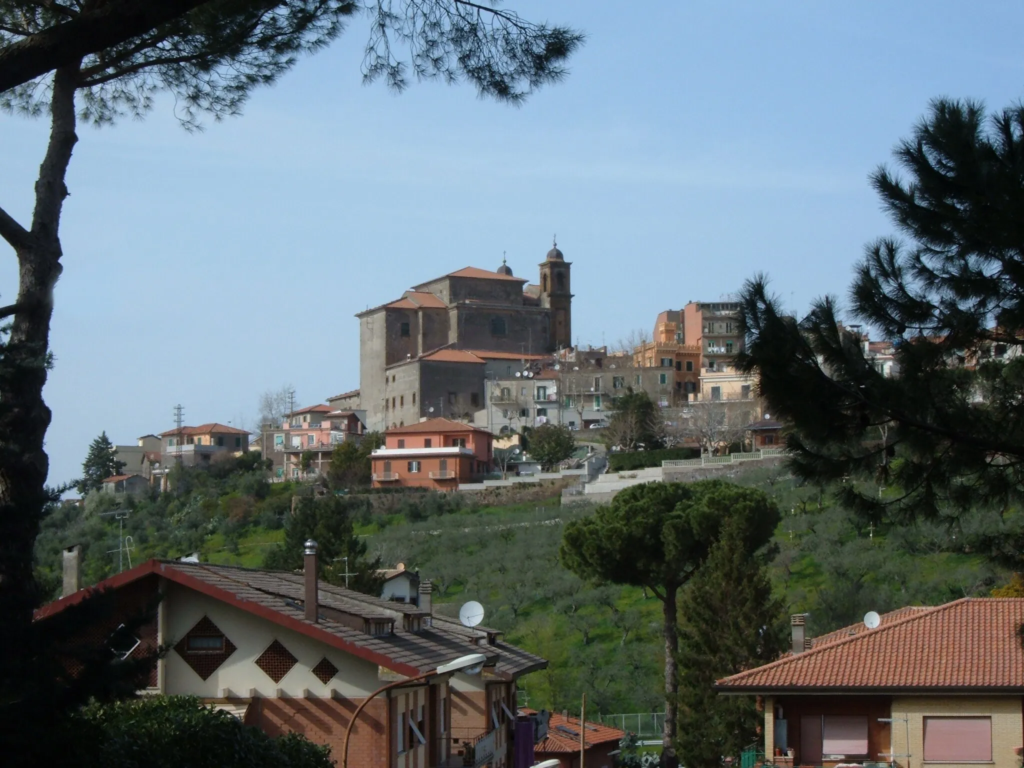 Photo showing: Panorama di Monte Porzio Catone (RM)