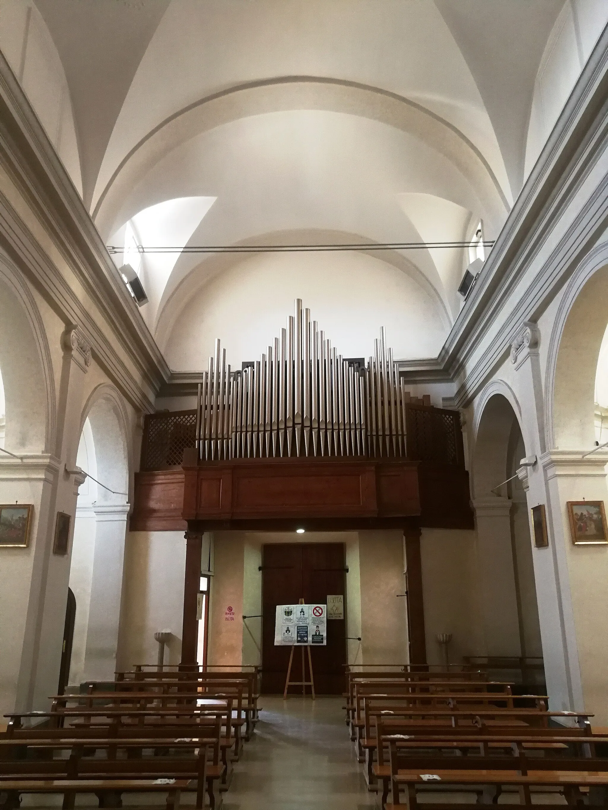 Photo showing: Cerreto Laziale - Chiesa di Santa Maria Assunta organo Mascioni