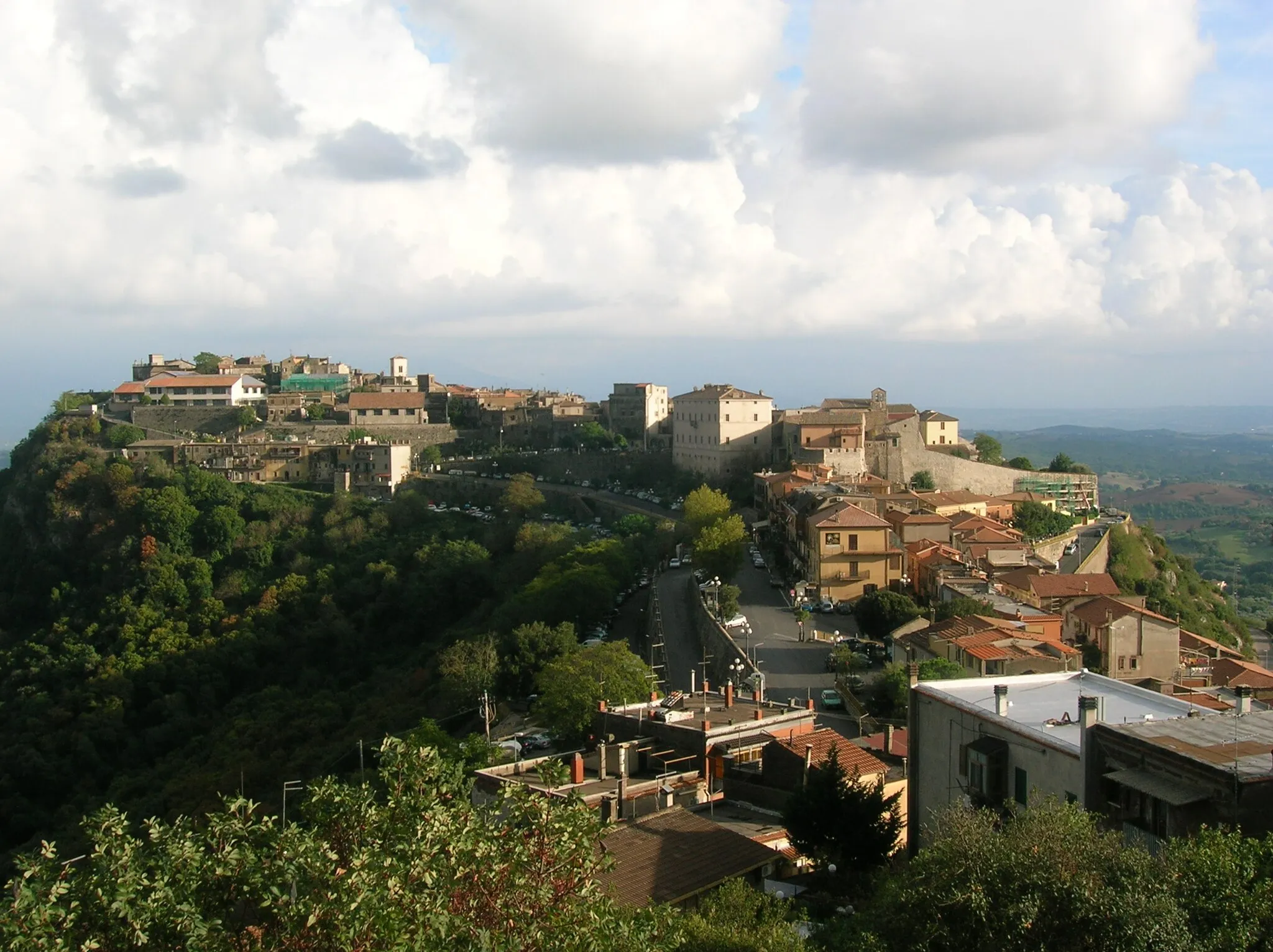 Photo showing: View of the town of Sant'Oreste (province of Rome, Lazio, Italy)