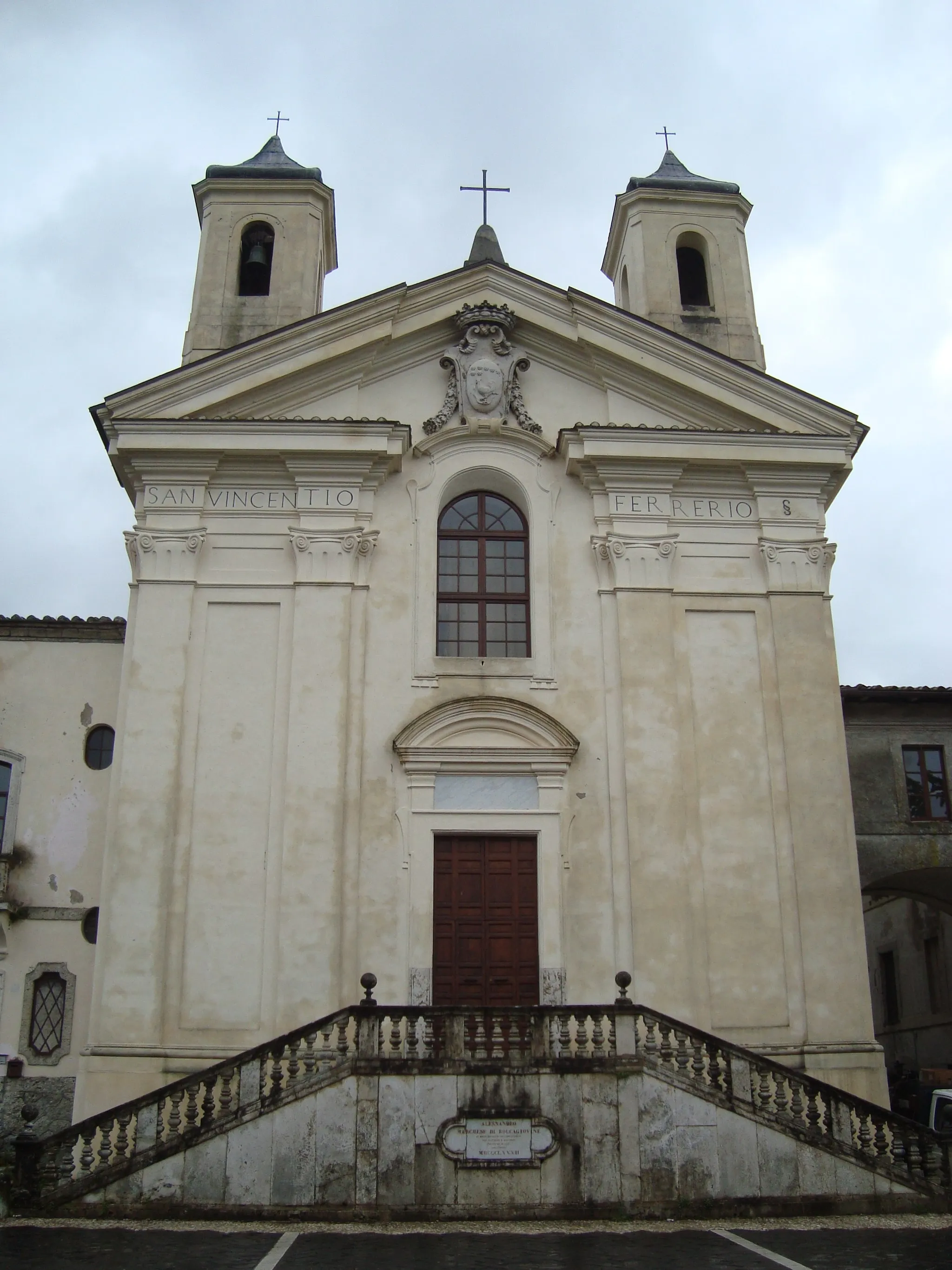 Photo showing: The church San Vincenzo in Mandela, Lazio, Italy