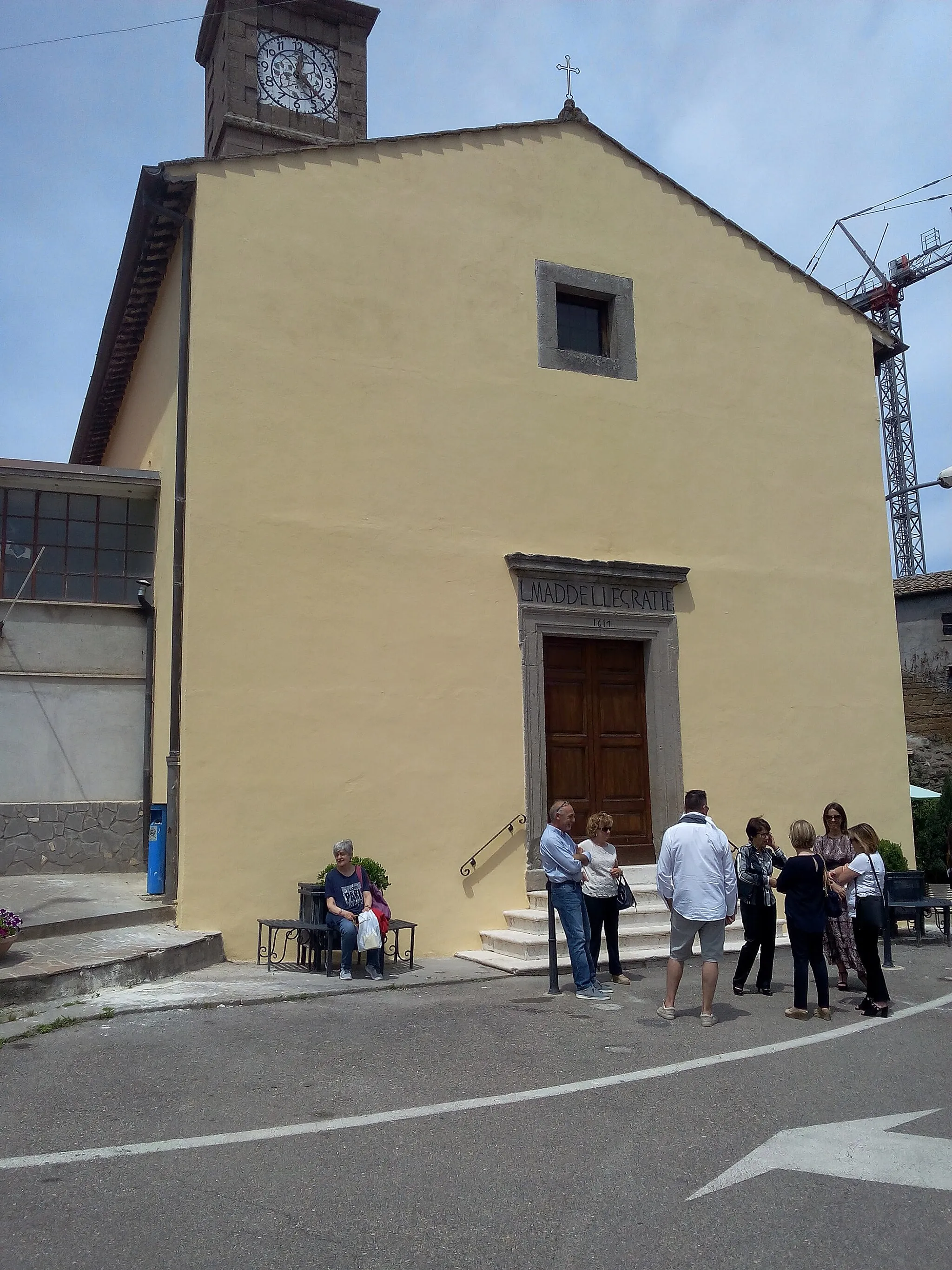 Photo showing: 27 maggio 2018, Chia, Piazza Garibaldi, Chiesa Santa Maria delle Grazie