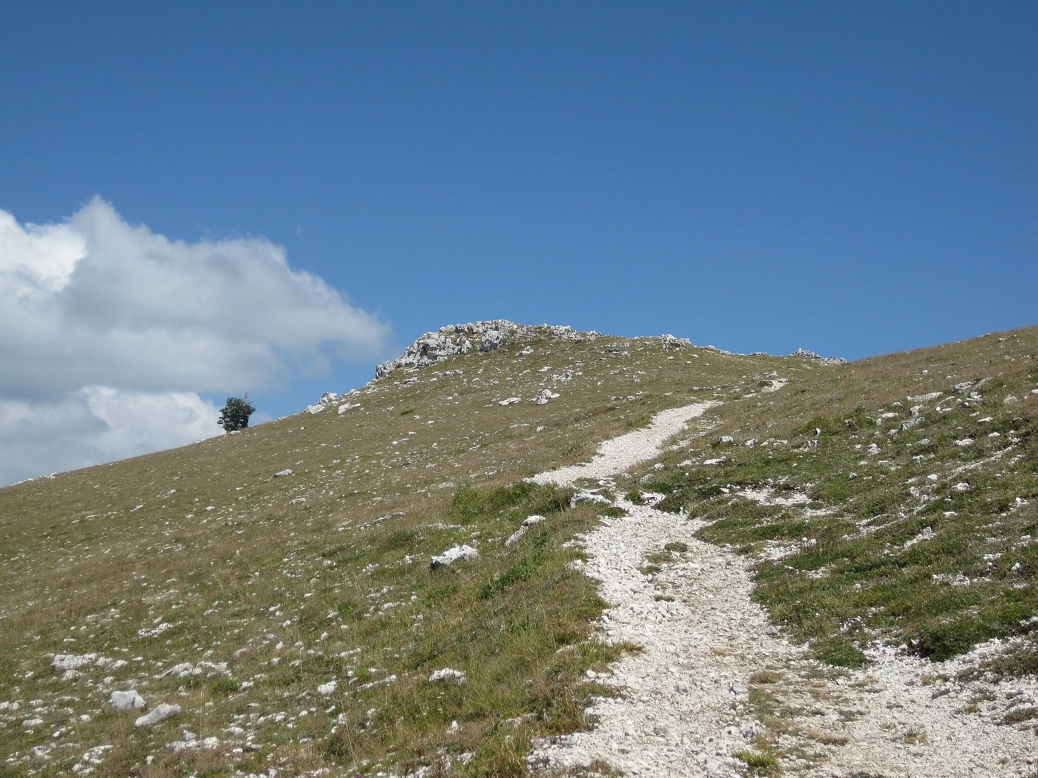 Photo showing: Vista della cima del Monte Autore, 1853 m s.l.m. Catena Monti Sibruini