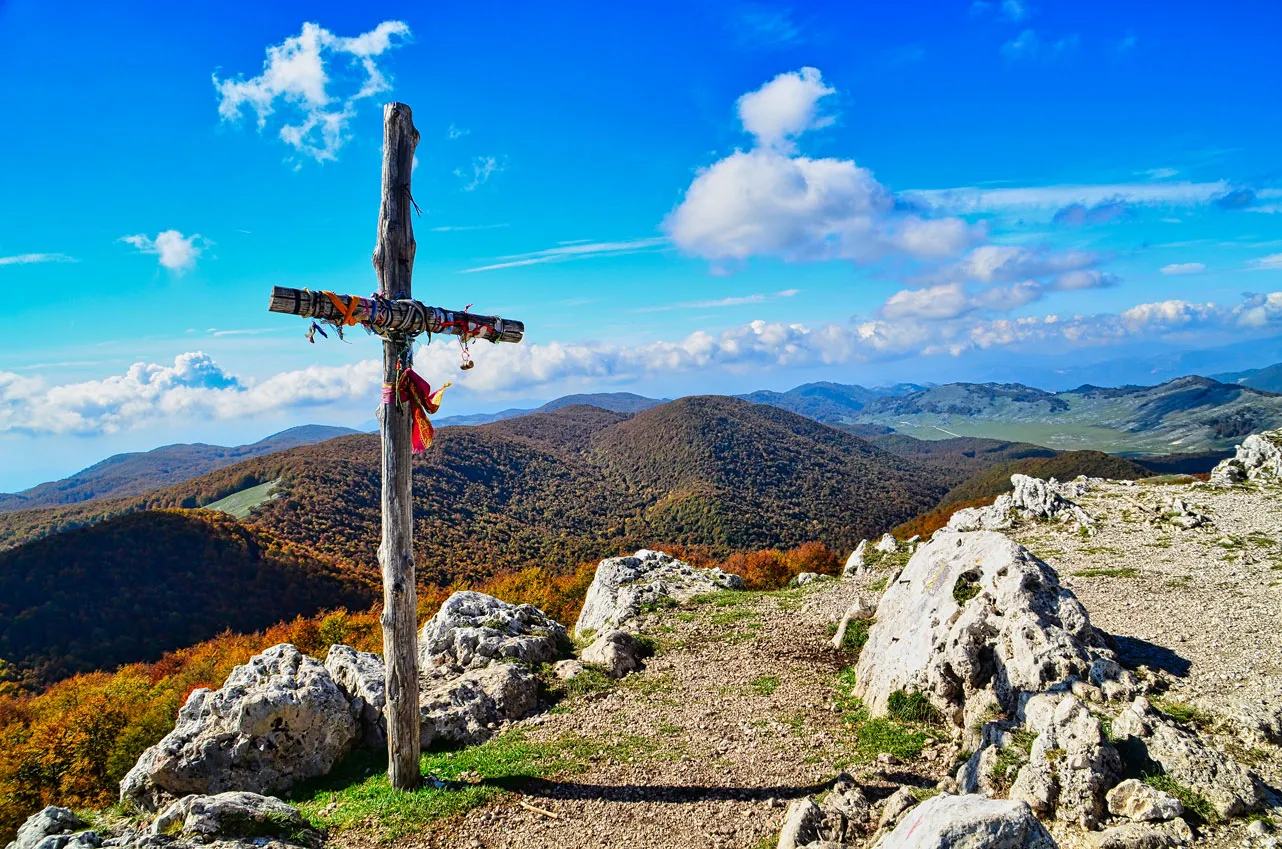 Photo showing: Croce sulla vetta di Monte Autore
