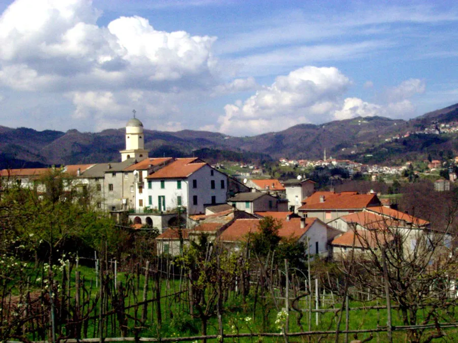 Photo showing: Vista del paese di Ziona, comune di Carro, alta Val di Vara