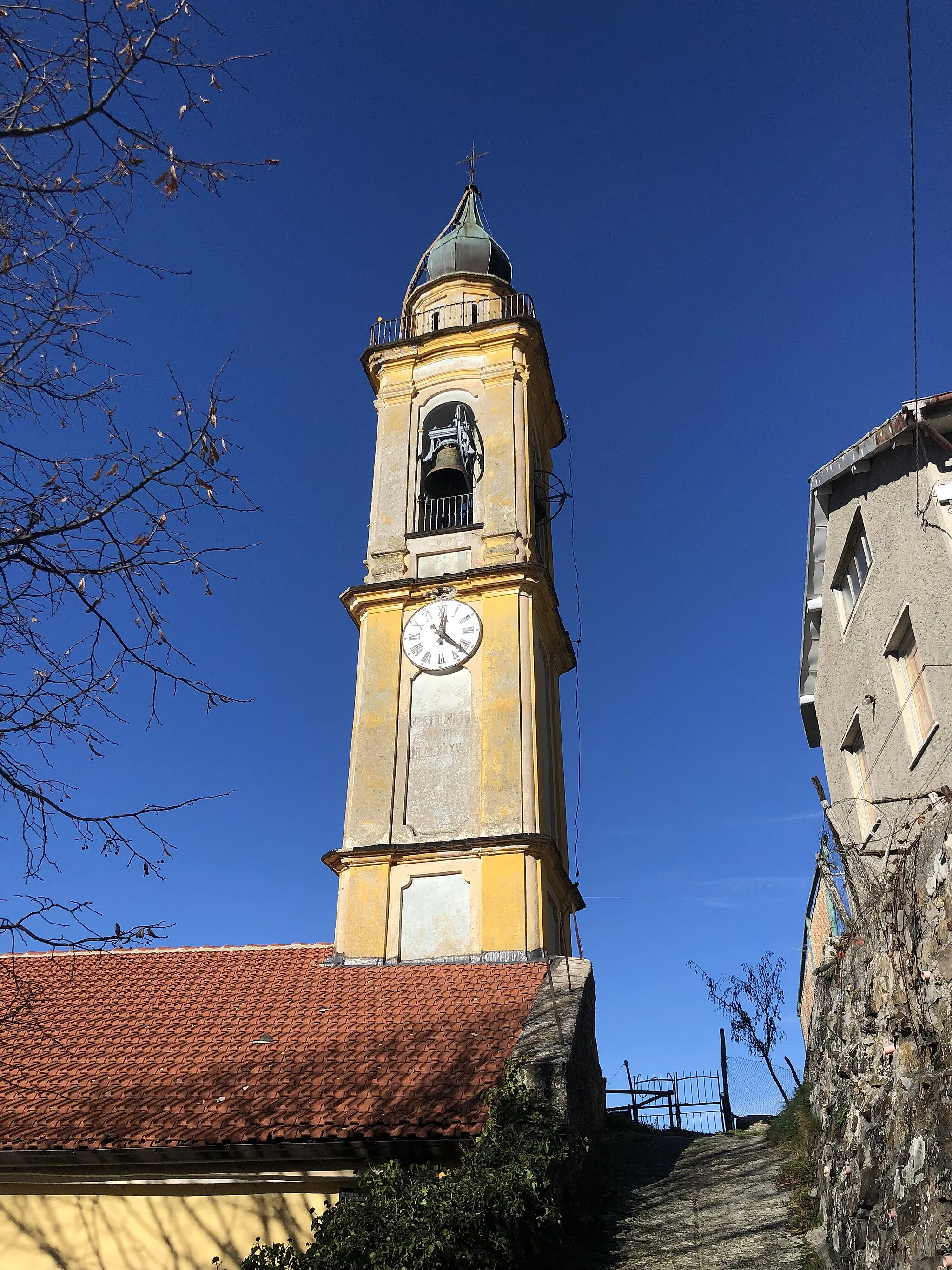 Photo showing: The church in Daglio, hamlet of Carrega Ligure, province of Alessandria, Italy