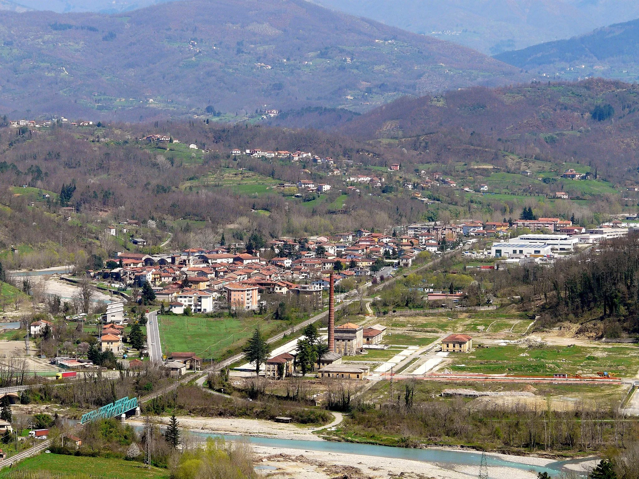 Photo showing: Panorama da Bibola di Pallerone, Aulla, Toscana, Italia