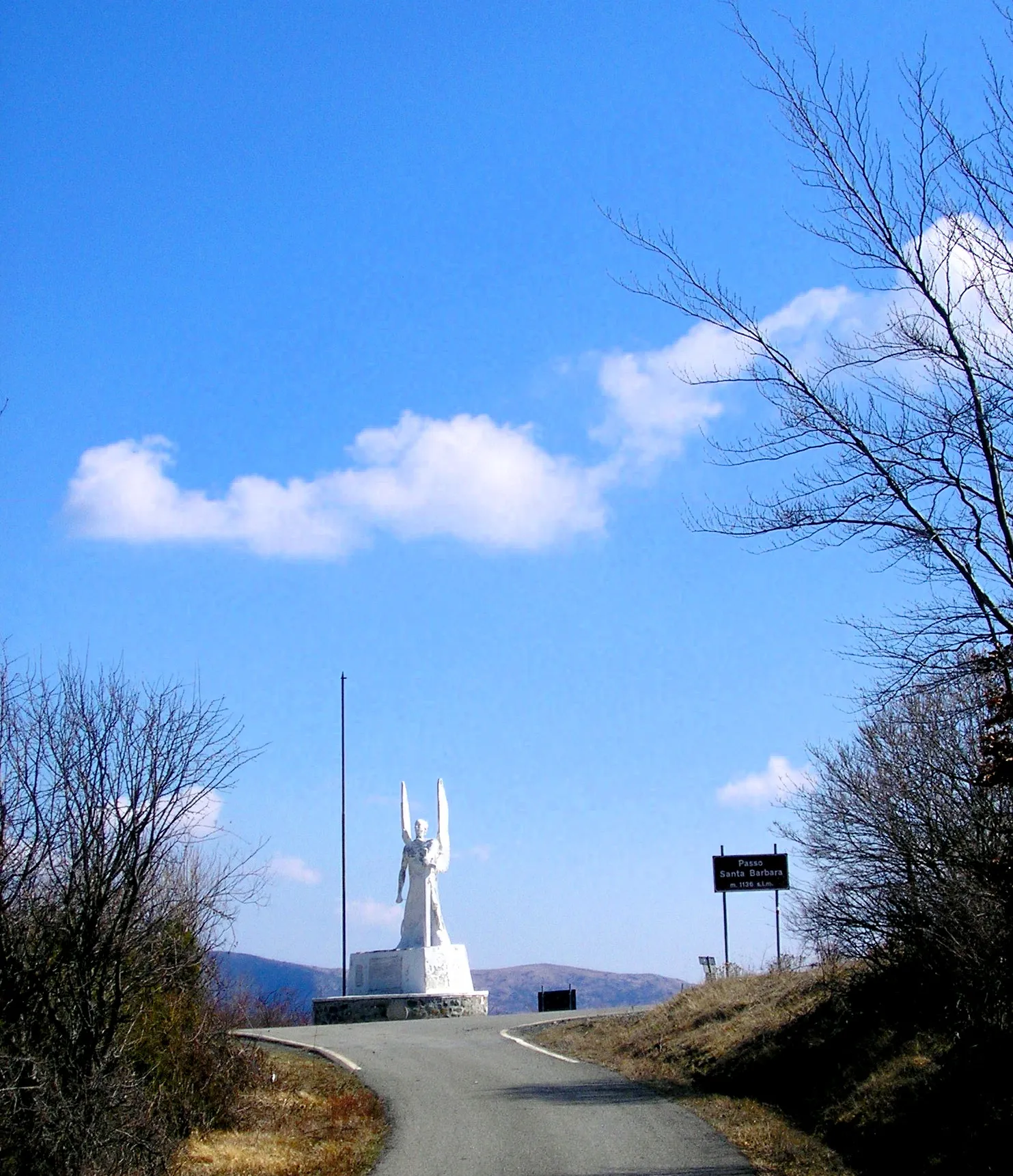 Photo showing: Passo S.Barbara ("L'Angelone di Coli)