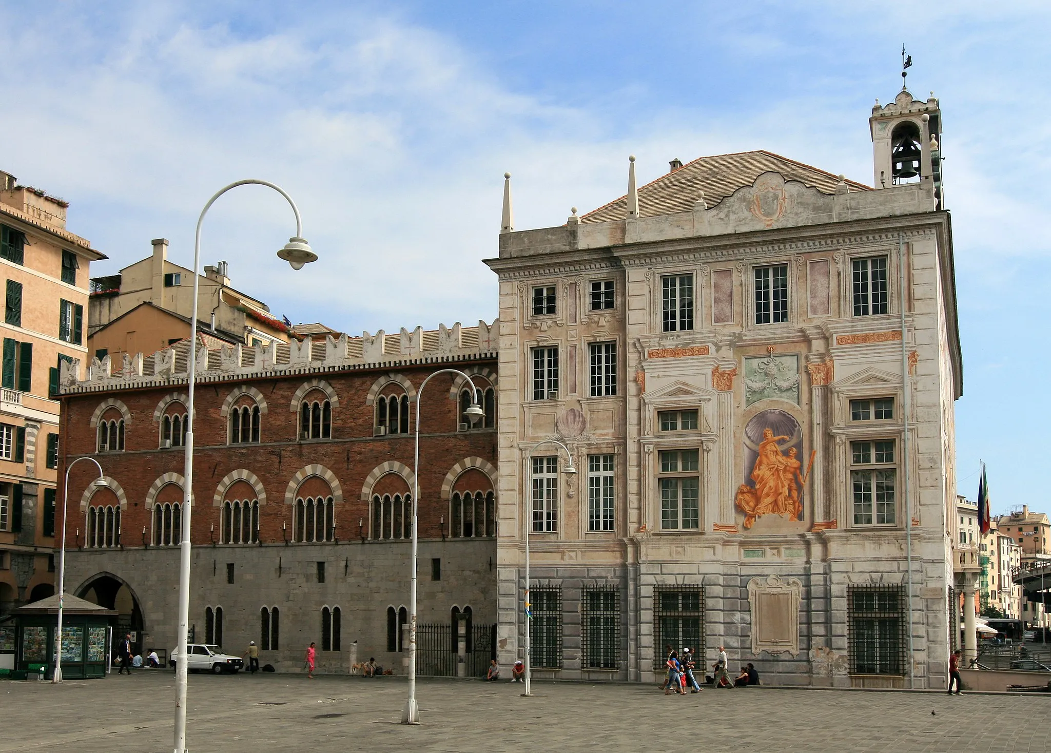 Photo showing: Palazzo San Giorgio, Genoa. North front.