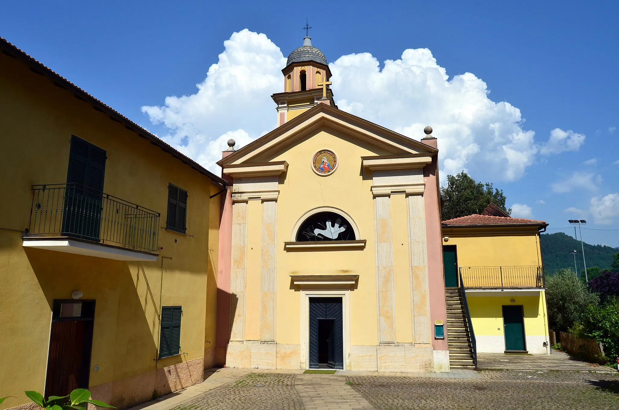 Photo showing: Chiesa di San Giovanni Battista di Belpiano, Borzonasca, Liguria, Italia