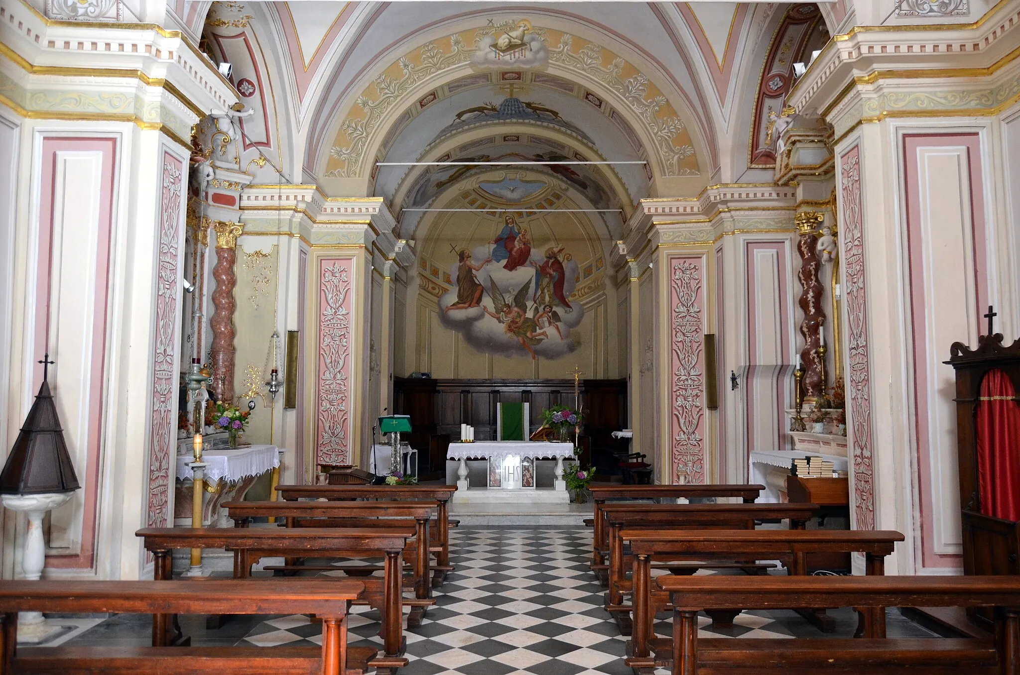 Photo showing: Chiesa di San Giovanni Battista di Belpiano, Borzonasca, Liguria, Italia