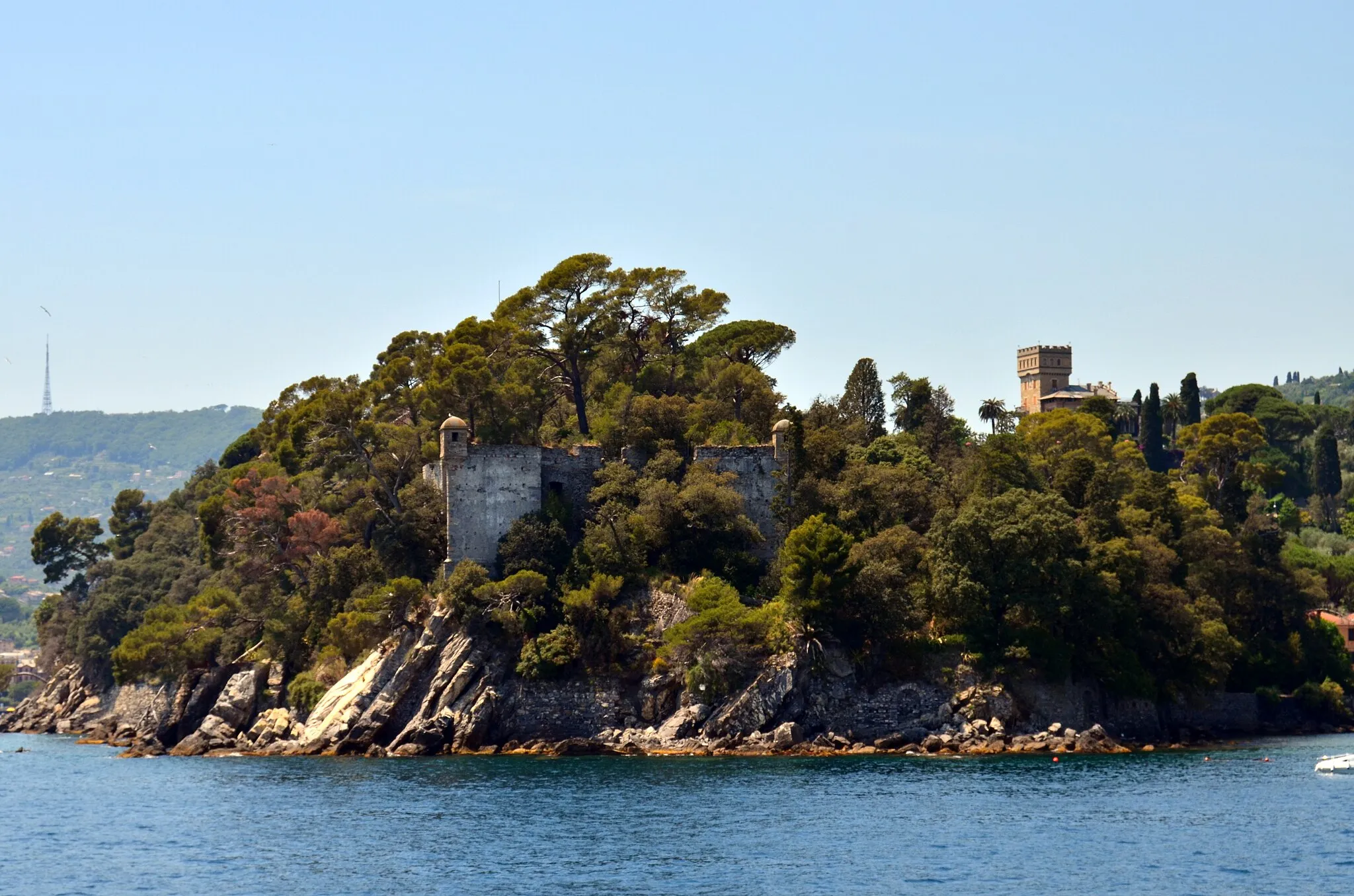Photo showing: Il castello di Punta Pagana, San Michele di Pagana, Rapallo, Liguria, Italia