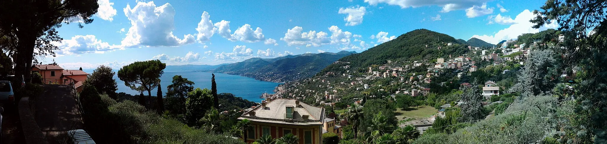 Photo showing: Panoramica da San Rocco di Camogli