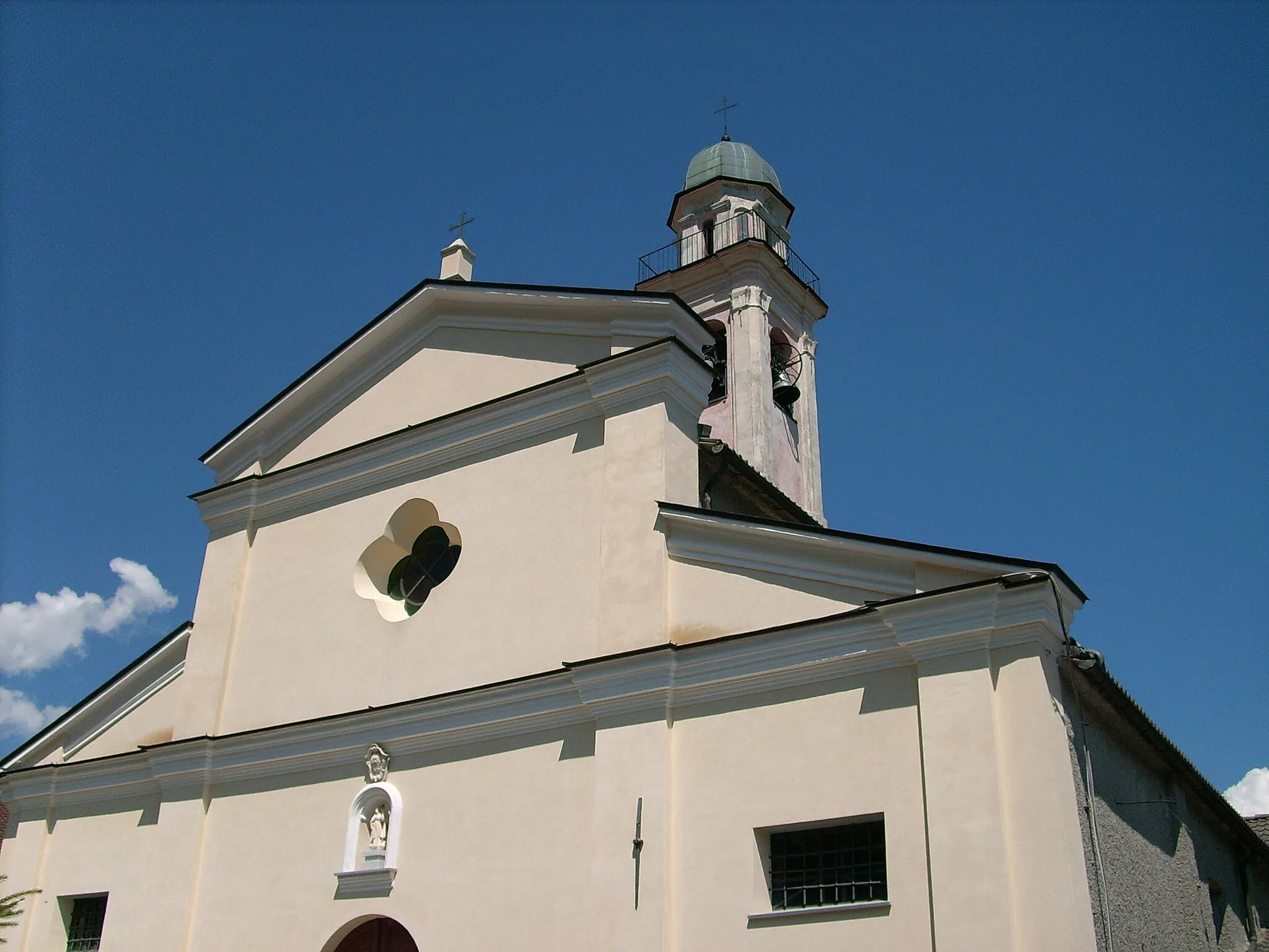 Photo showing: Chiesa di san Nicola di Bari presso Rondanina, Liguria, Italia