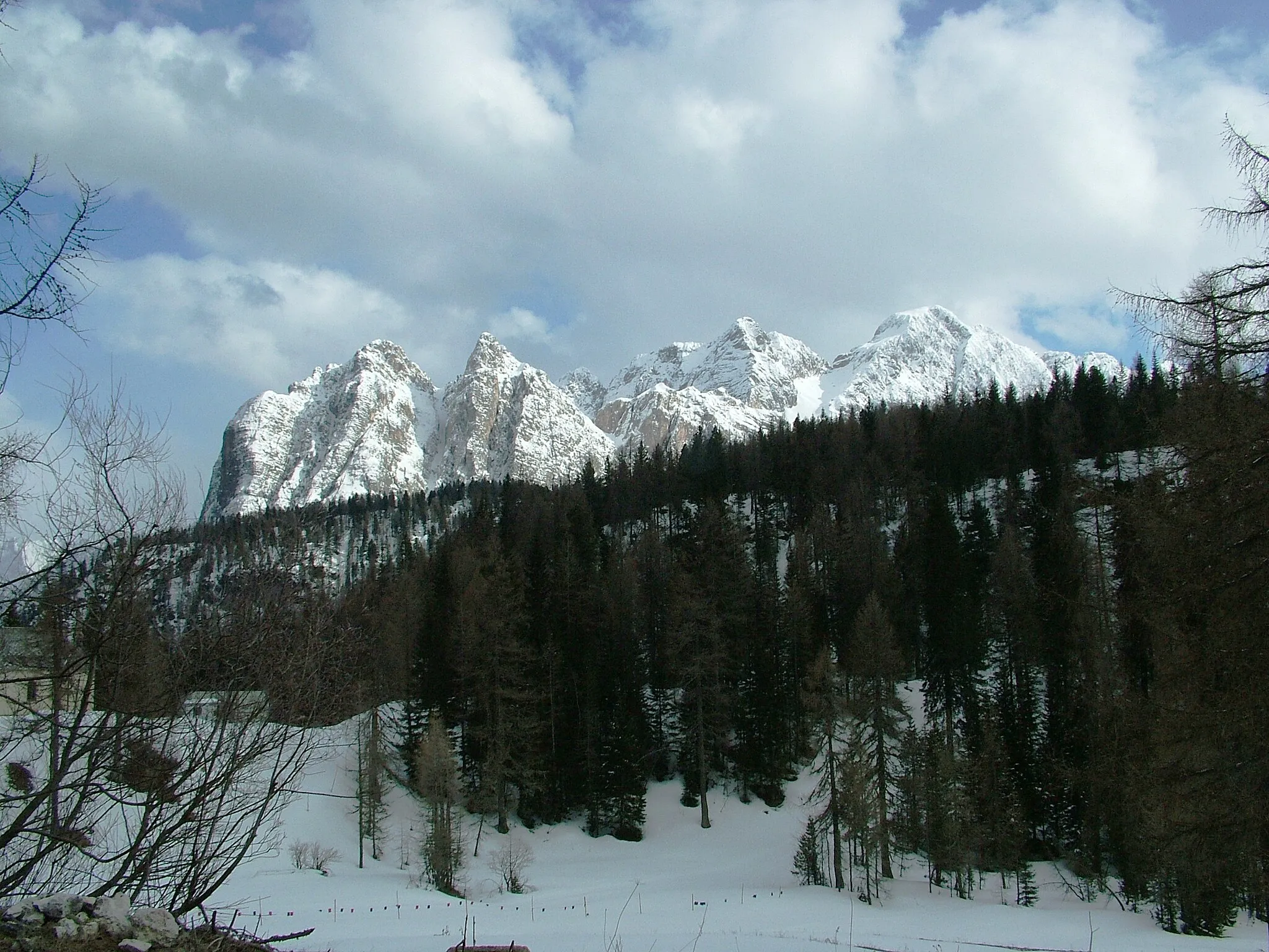 Photo showing: Passo Tre Croci télen (Sorapis-csoport), Olaszország