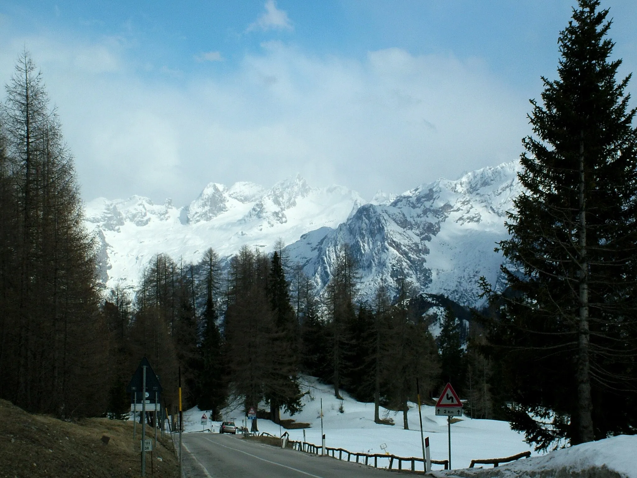 Photo showing: Passo Tre Croci: Dolomitok, háttérben a Sorapis (Olaszország)