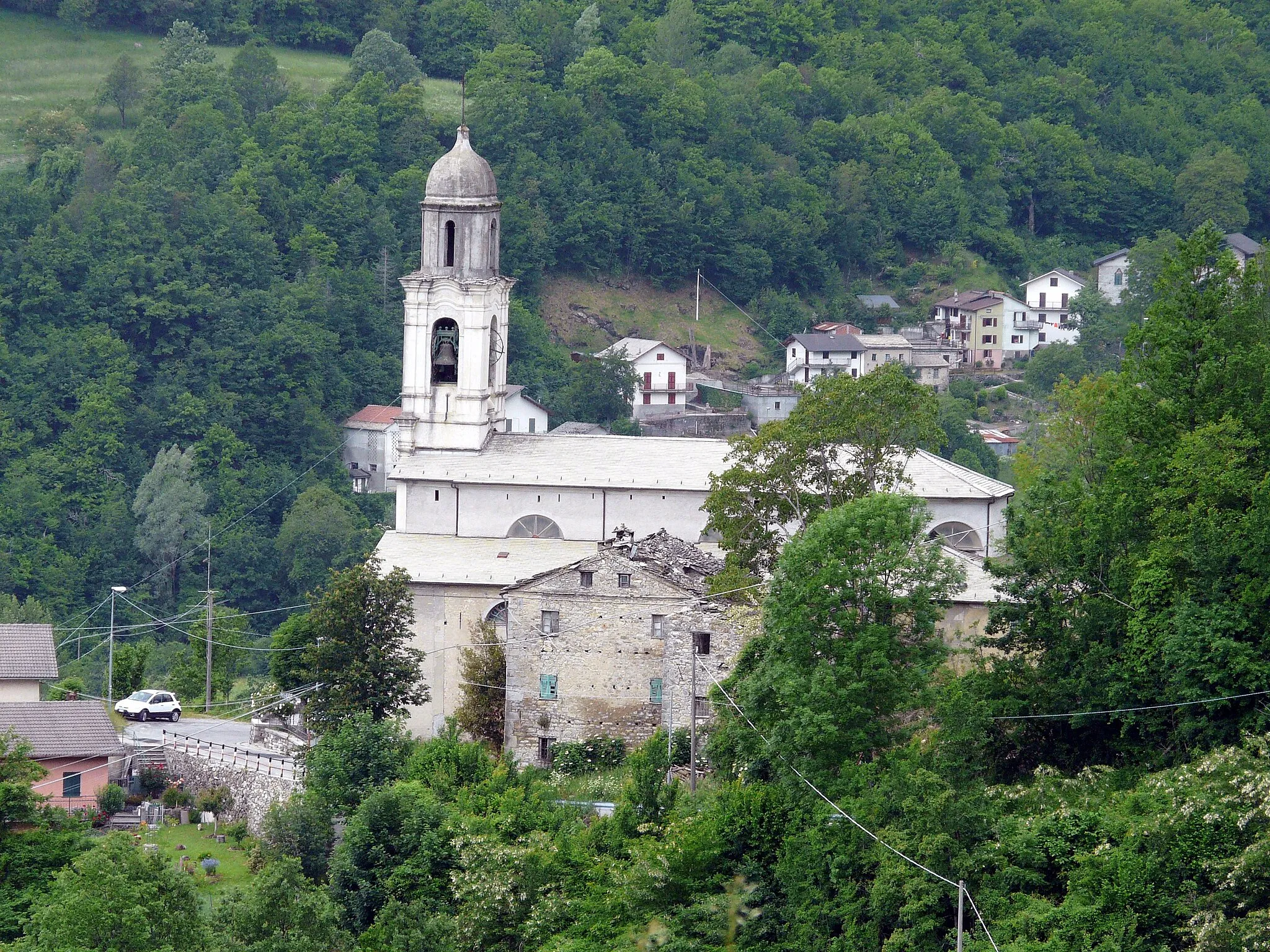 Photo showing: La chiesa di Vicomezzano, Rezzoaglio, Liguria, Italia