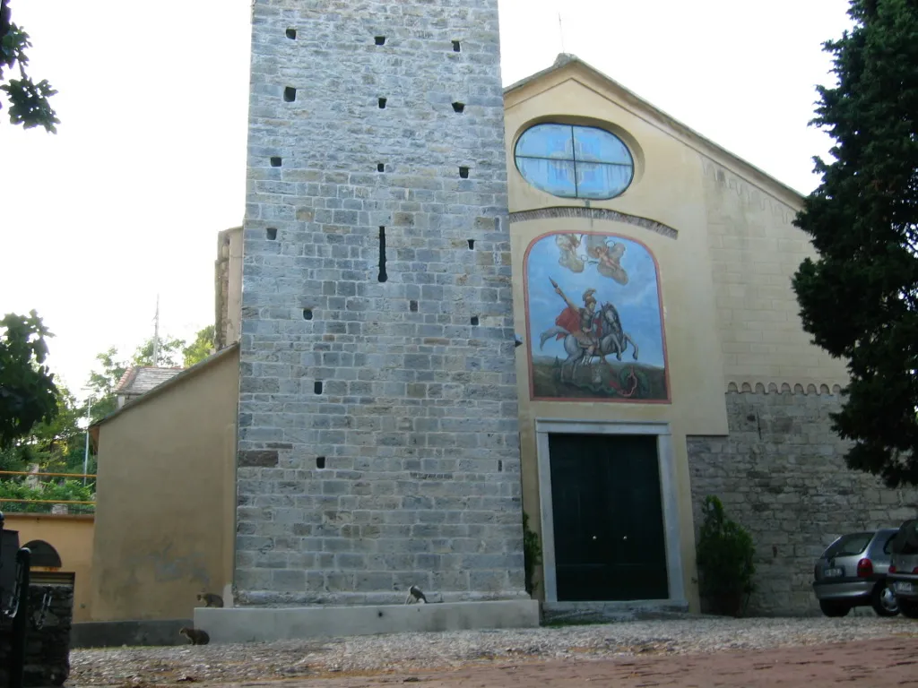 Photo showing: Chiesa parrocchiale di S. Giorgio in Bavari (Genova)