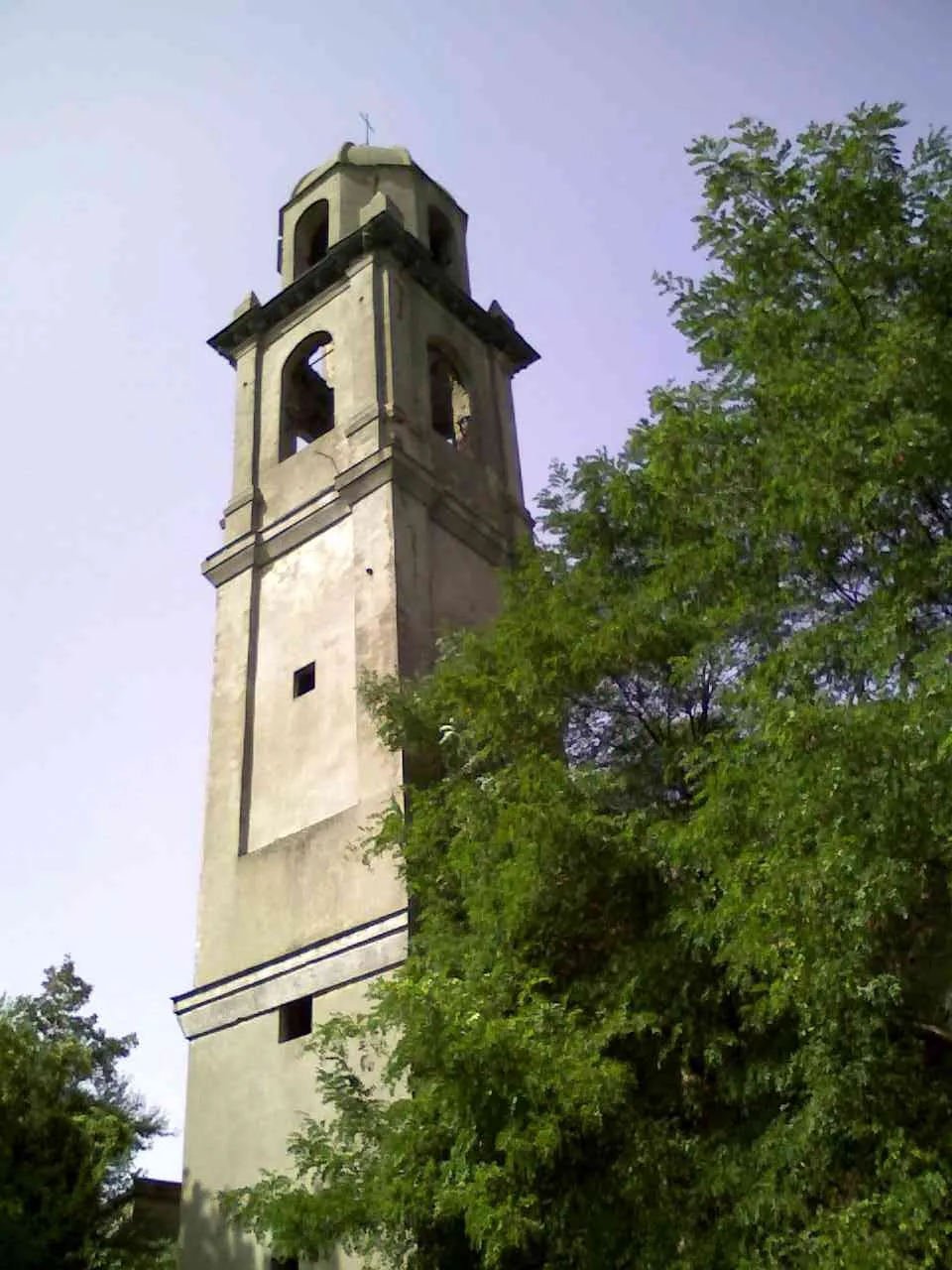 Photo showing: Campanile della ex chiesa parrocchiale di Stella San Giovanni, attualmente oratorio di San Sebastiano (Italy)