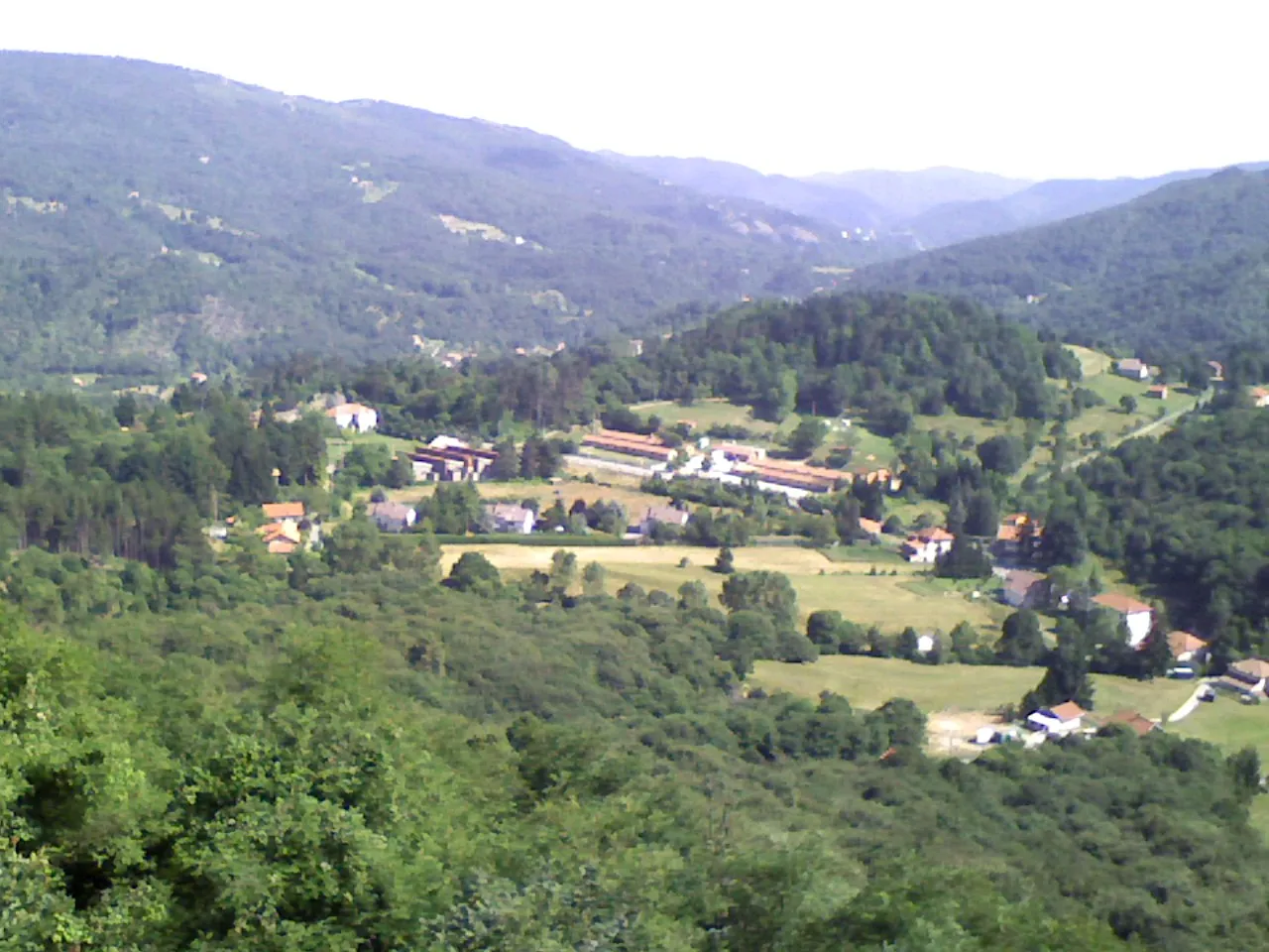 Photo showing: Giovo Ligure (Ialy), panorama dal forte di Lodrino Inferiore