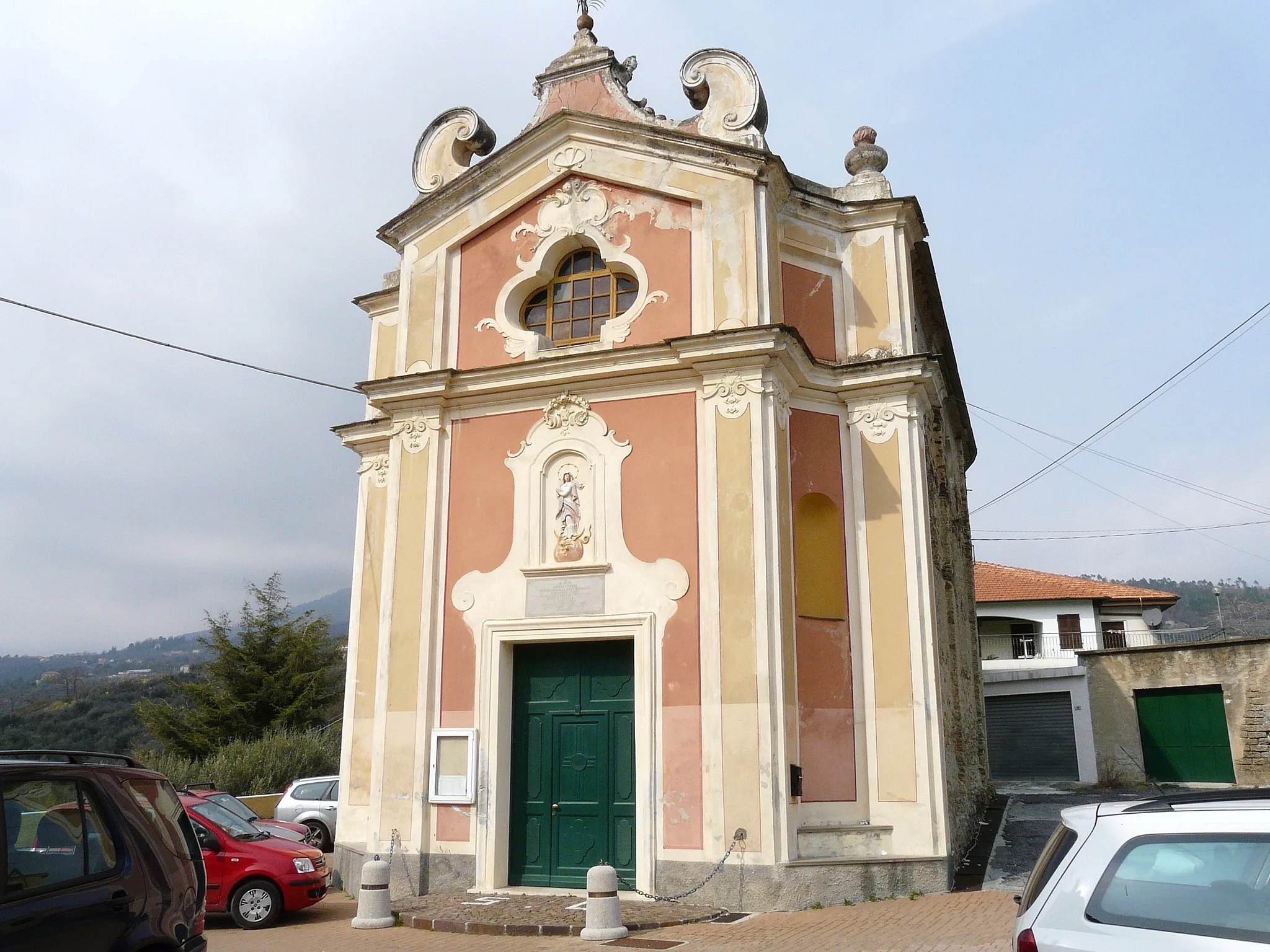 Photo showing: Oratorio di San Carlo, Bardino Vecchio, Tovo San Giacomo, Liguria, Italia