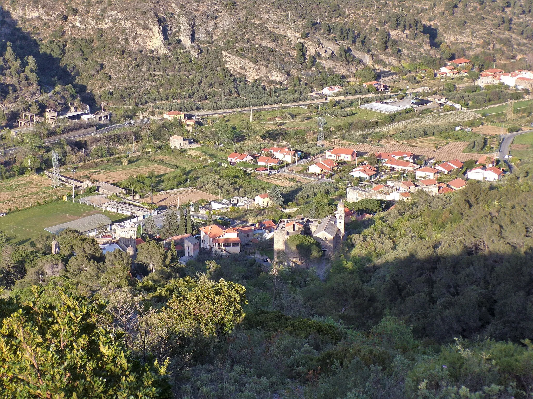 Photo showing: Panoràmma de Conscènte, fraçión de Cisàn.